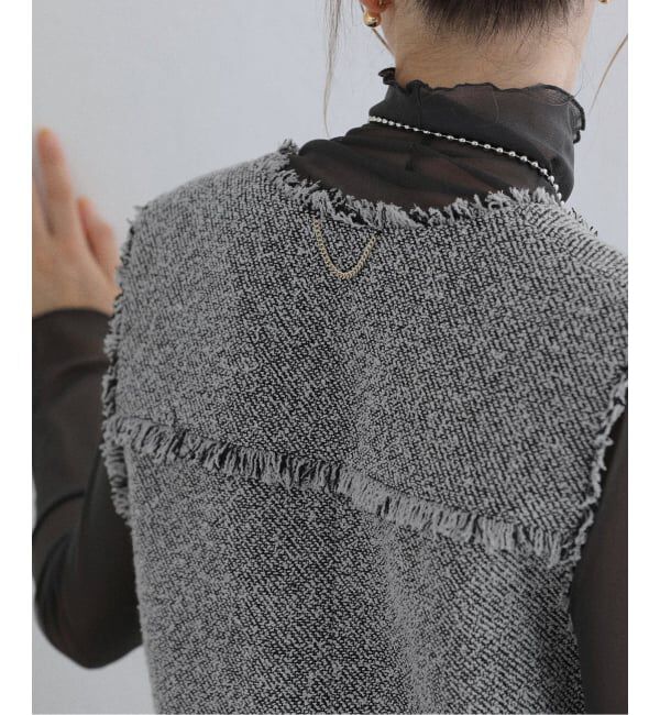  「【洗える】ツイードミニジャンスカ」|ワンピース|