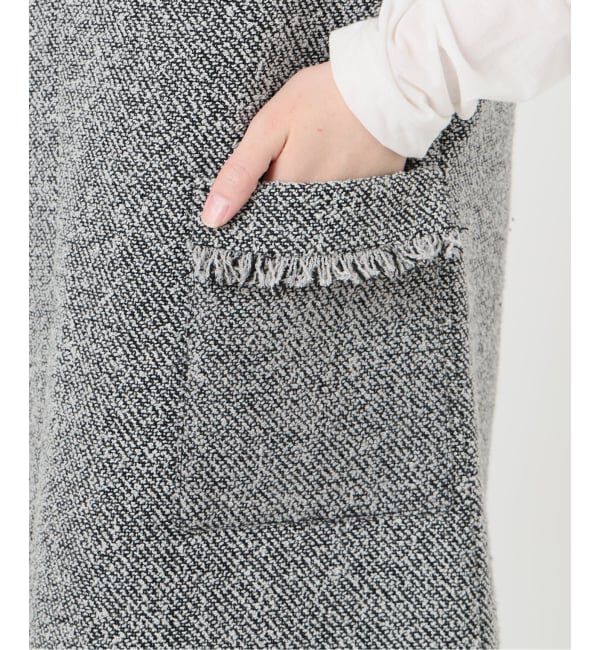  「【洗える】ツイードミニジャンスカ」|ワンピース|
