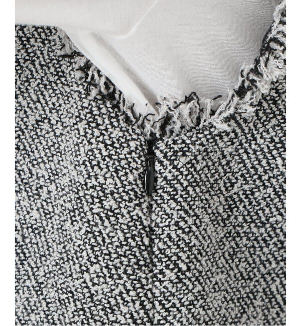  「【洗える】ツイードミニジャンスカ」|ワンピース|