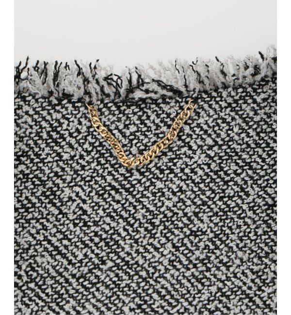  「【洗える】ツイードミニジャンスカ」|ワンピース|