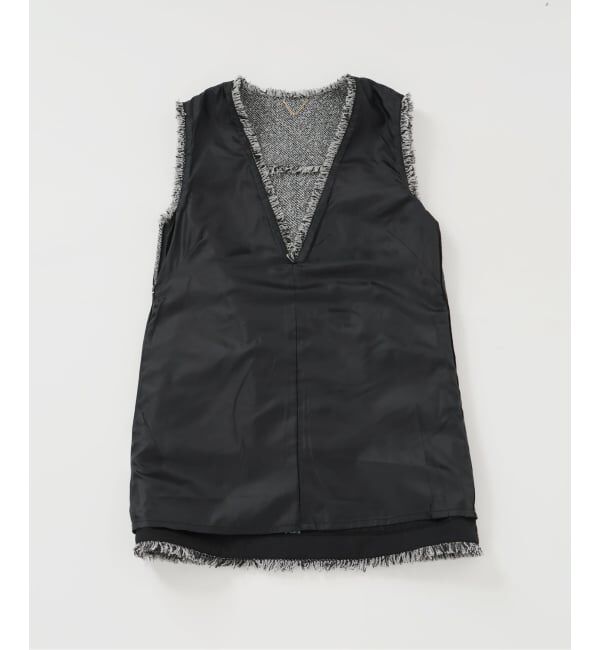  「【洗える】ツイードミニジャンスカ」|ワンピース|