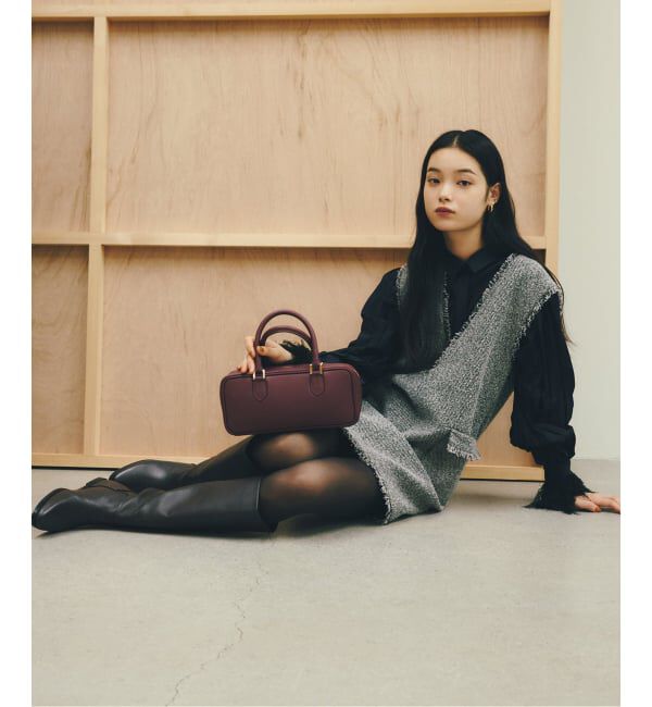  「【洗える】ツイードミニジャンスカ」|ワンピース|