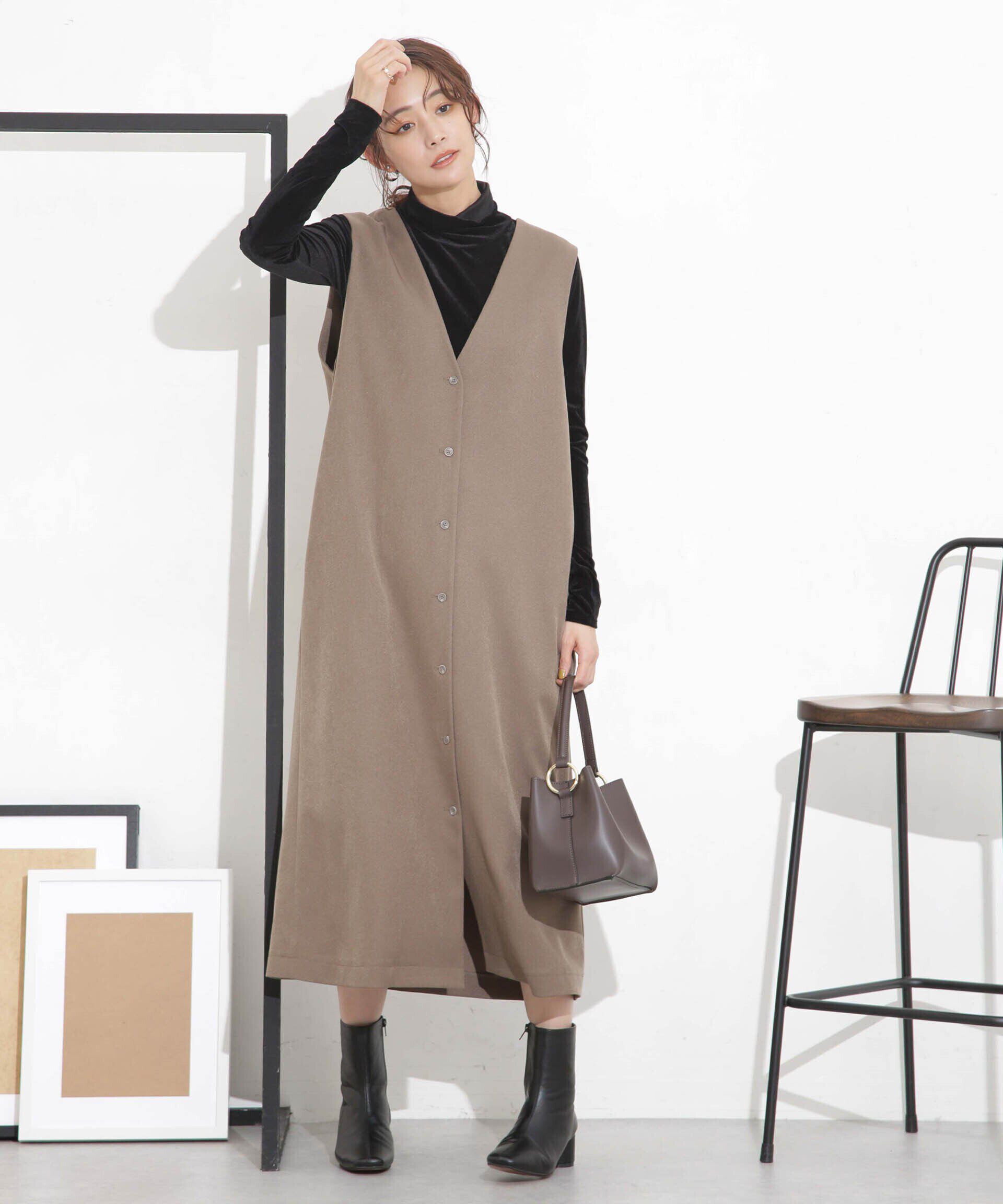 nano･universe「シアーベロアカットタートルトップス」|Tシャツ・カットソー|