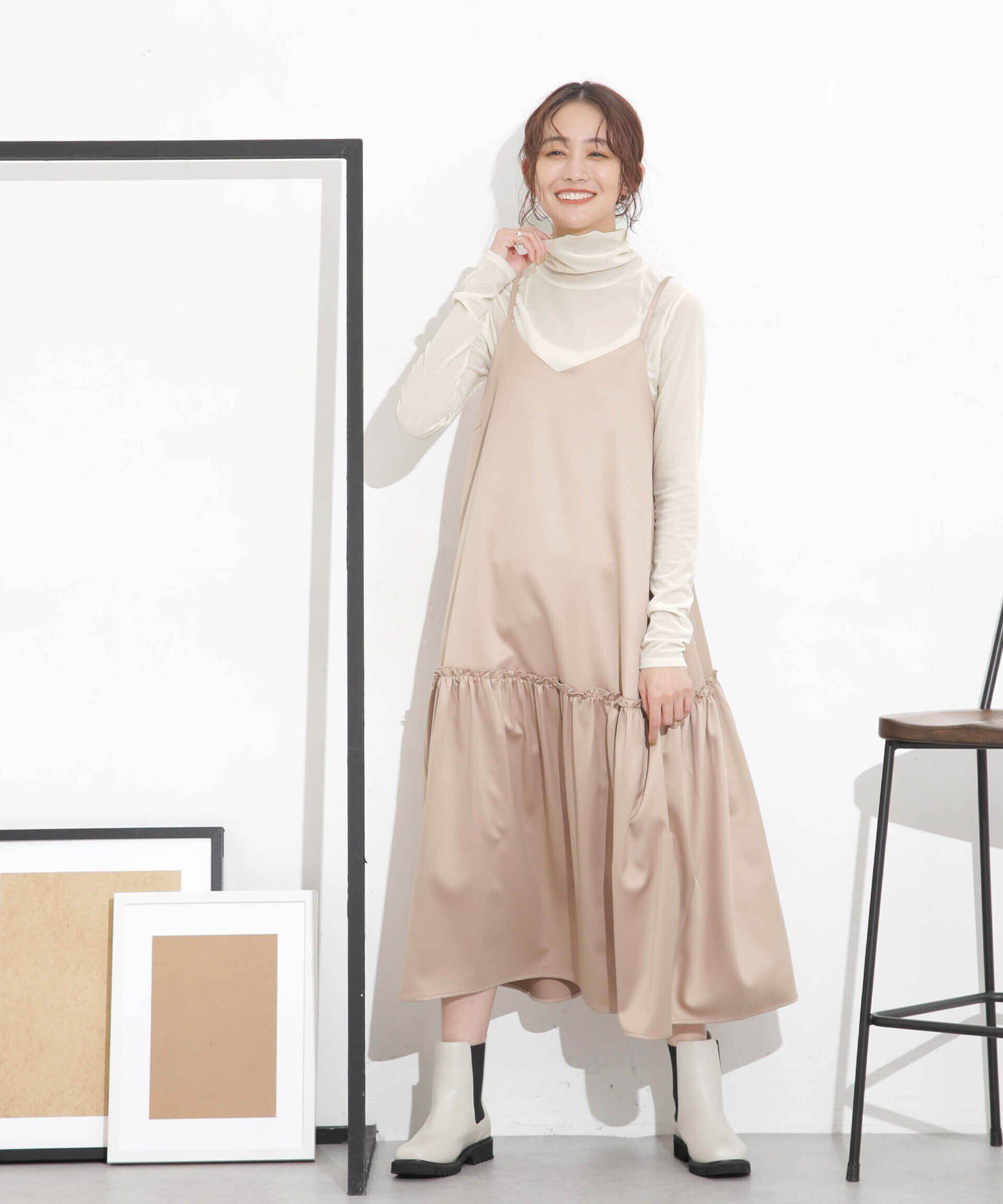 nano･universe「シアーベロアカットタートルトップス」|Tシャツ・カットソー|