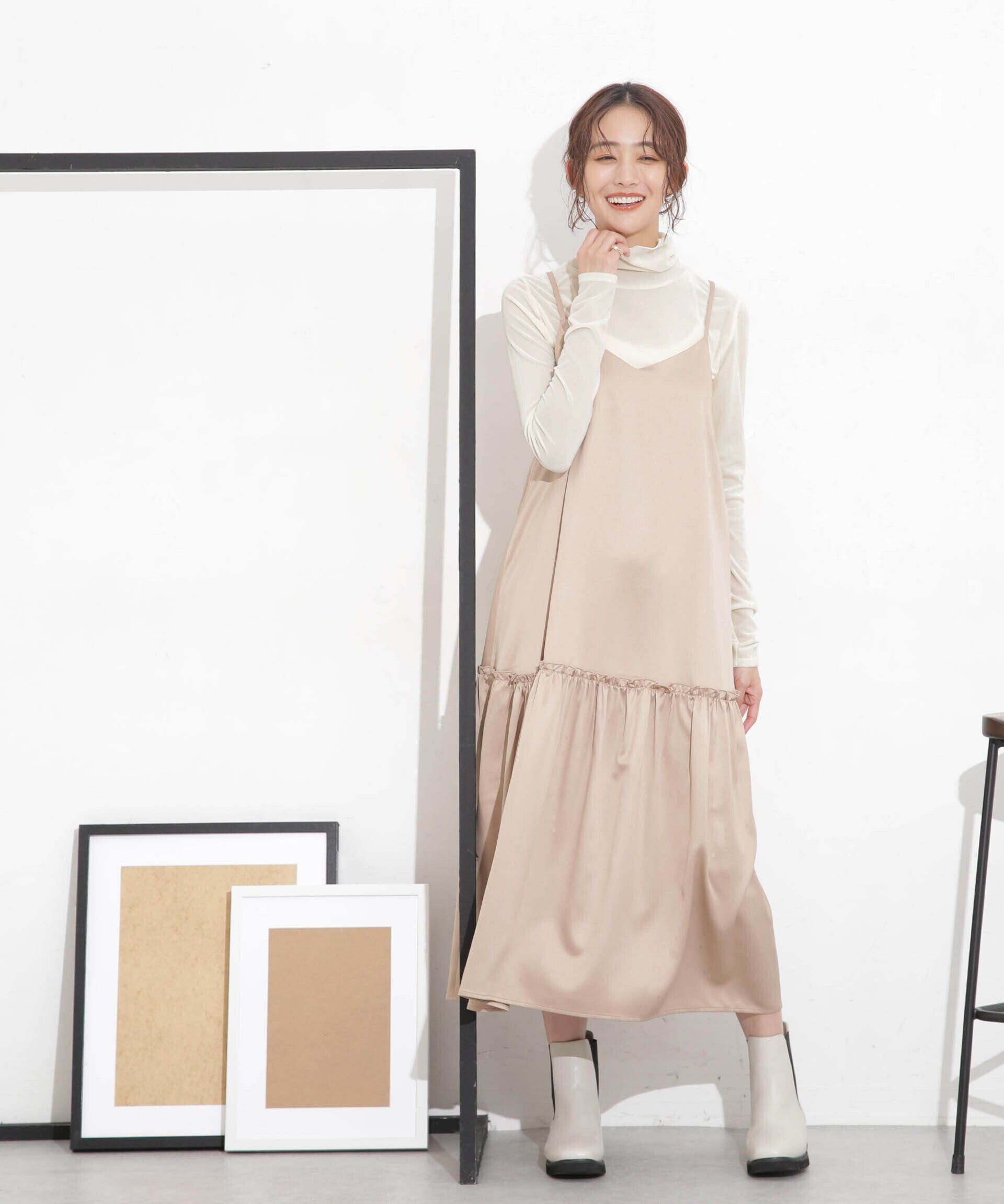 nano･universe「シアーベロアカットタートルトップス」|Tシャツ・カットソー|