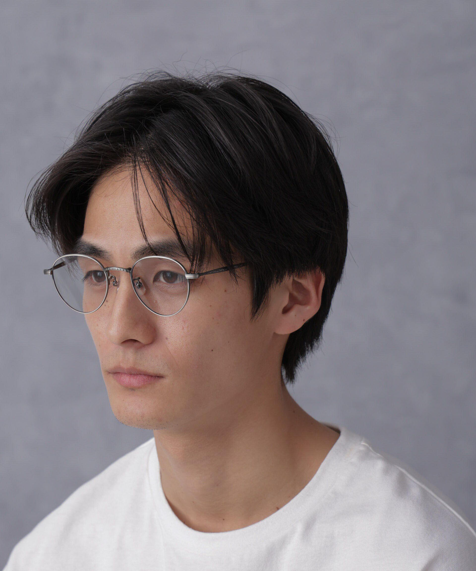 nano･universe「「NJ/CLUB」CARRYSTOCKKIT＆BAGラウンドメタルアイウェア」|メガネ|アンティーク 1