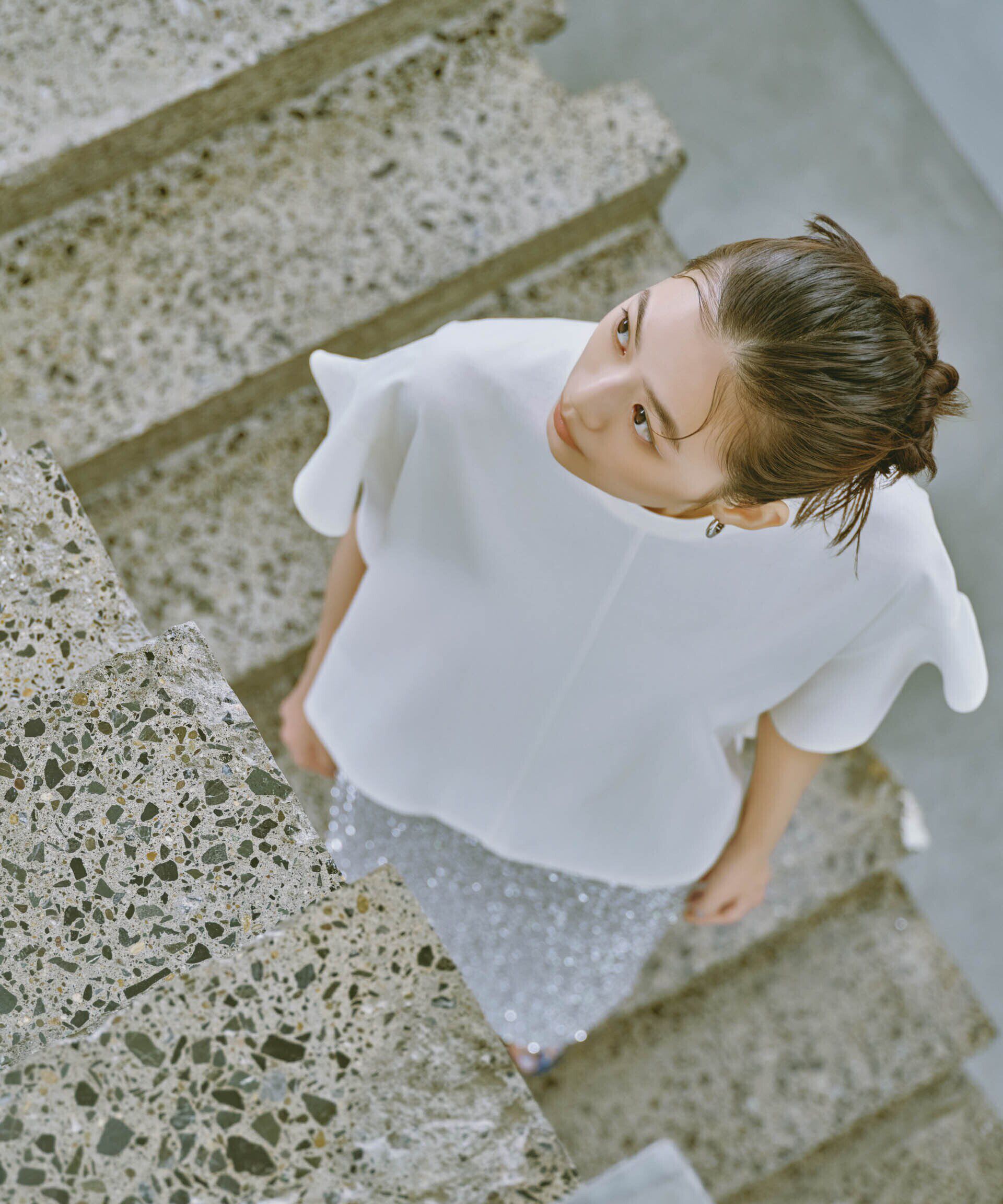 nano･universe「Polygiene フレアスリーブカットトップス」|Tシャツ・カットソー|