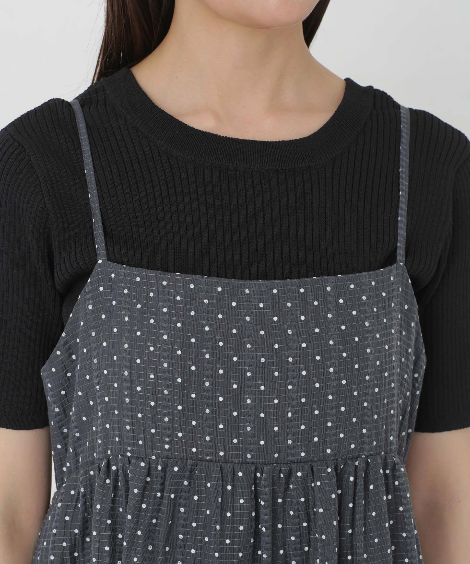 nano･universe「シアードビーギャザーキャミワンピース」|ワンピース|