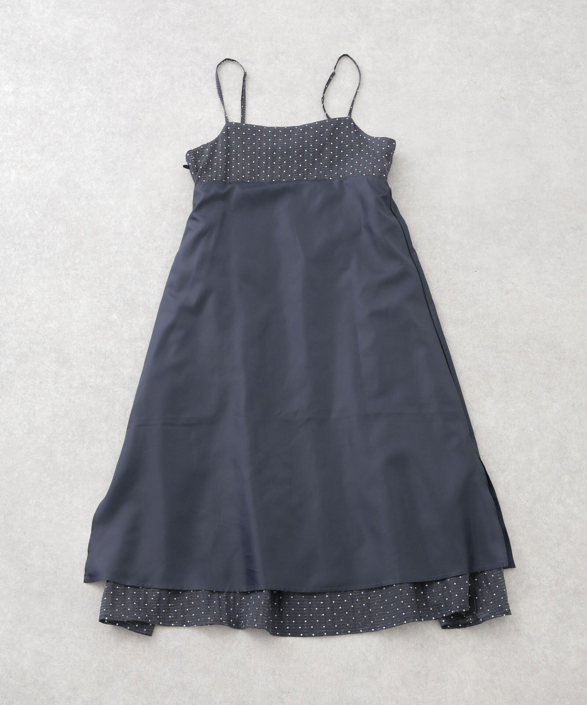 nano･universe「シアードビーギャザーキャミワンピース」|ワンピース|