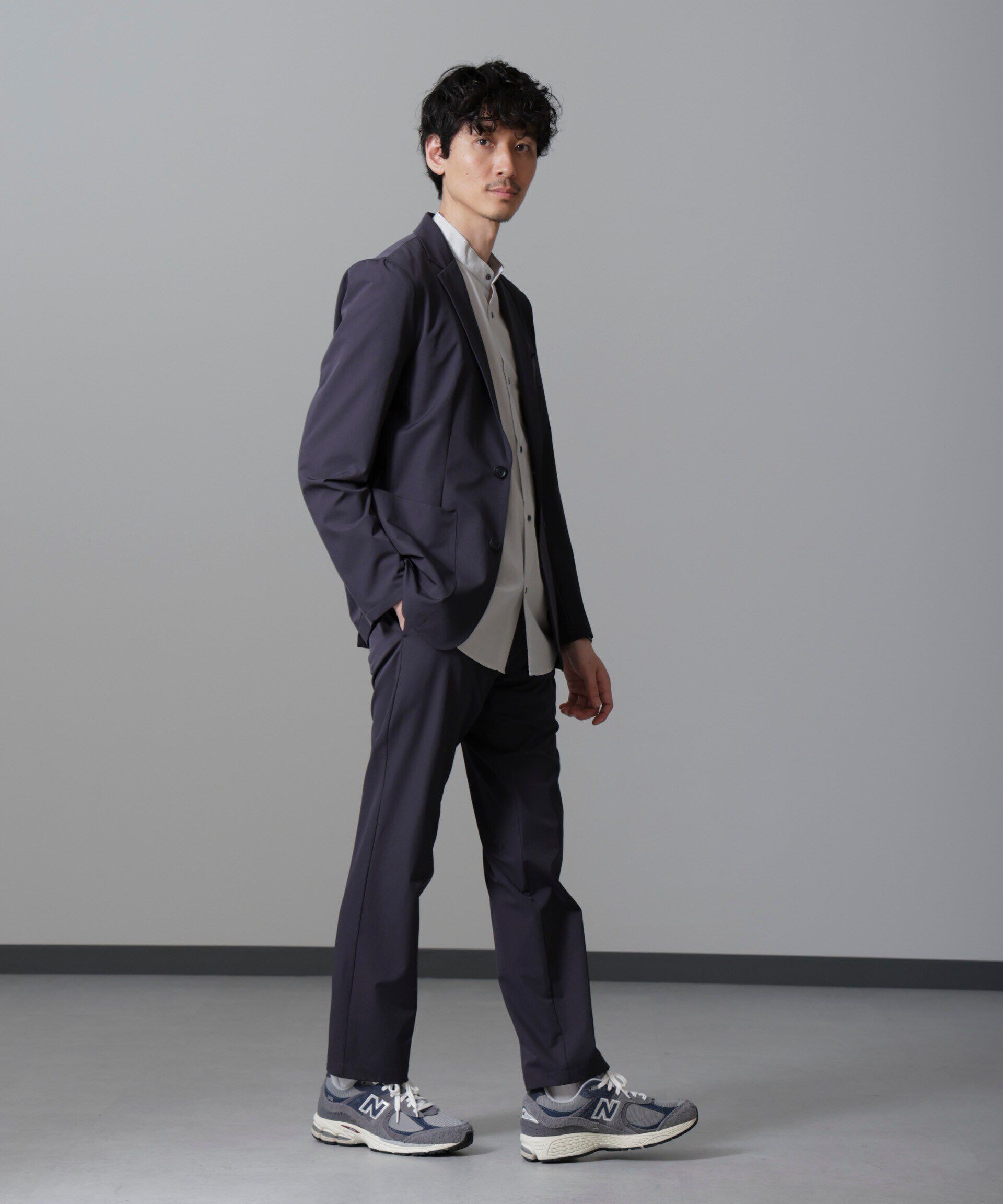 nano･universe「WEB限定/アクティブ4WAYストレッチドライ セットアップ」|スーツ|
