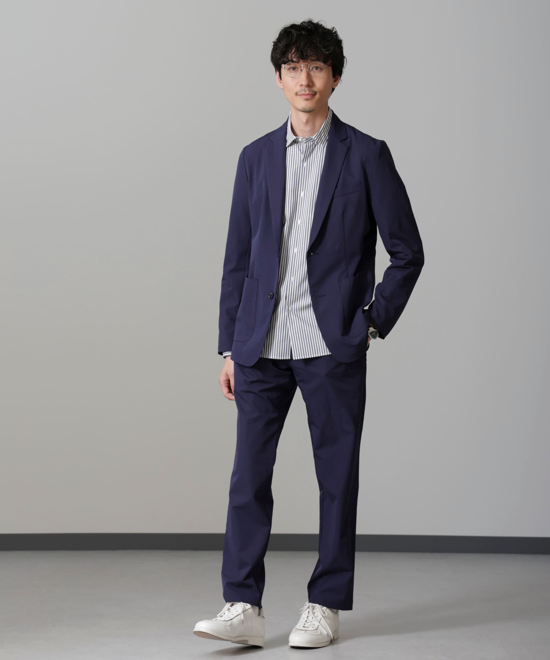 nano･universe「WEB限定/アクティブ4WAYストレッチドライ セットアップ」|スーツ|