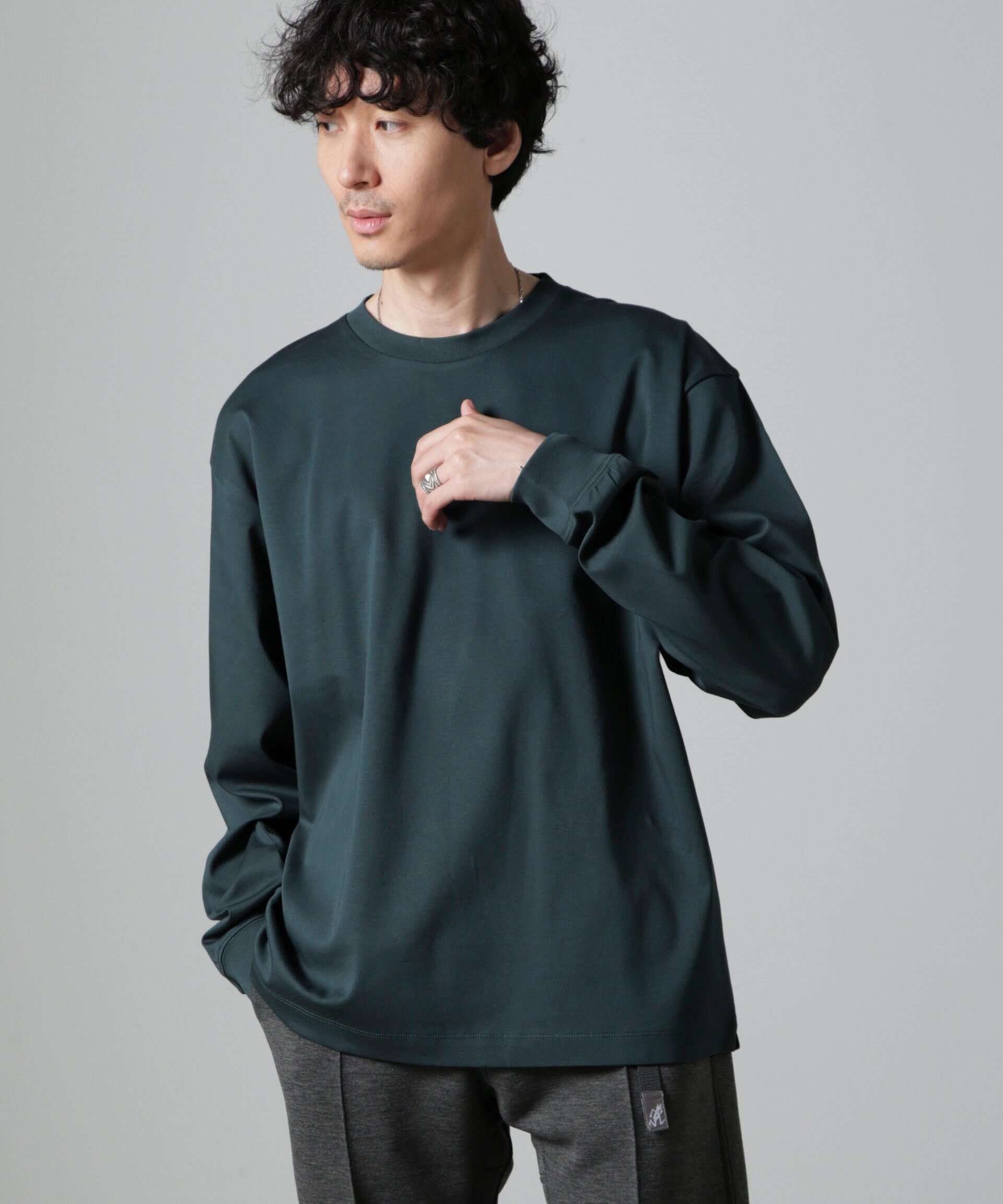 nano･universe「アンチスメル BIG クルーネックTシャツ 長袖」|Tシャツ・カットソー|