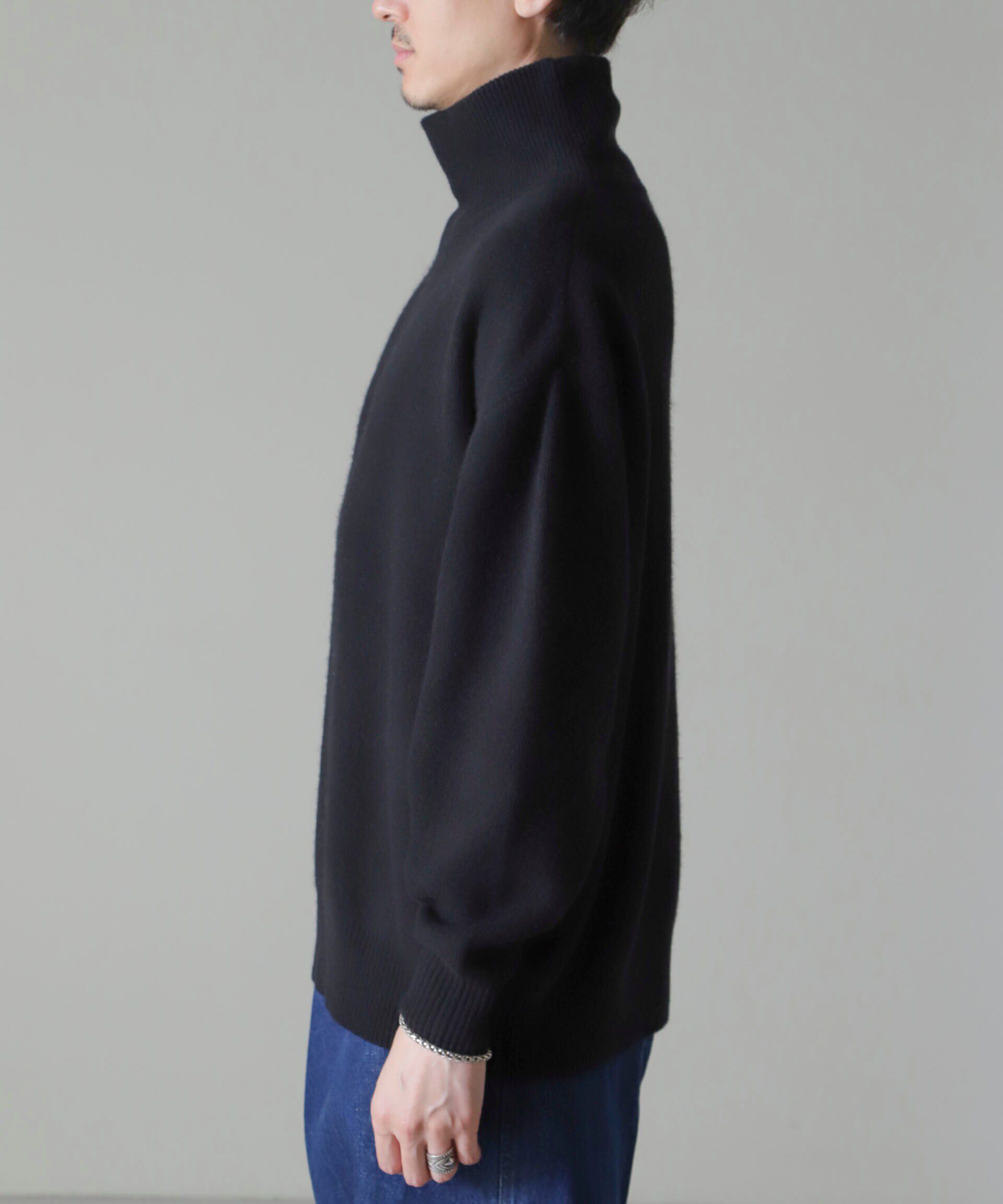 nano･universe「AQUA ウールカシミヤモックネックプルオーバー」|ニット・セーター|