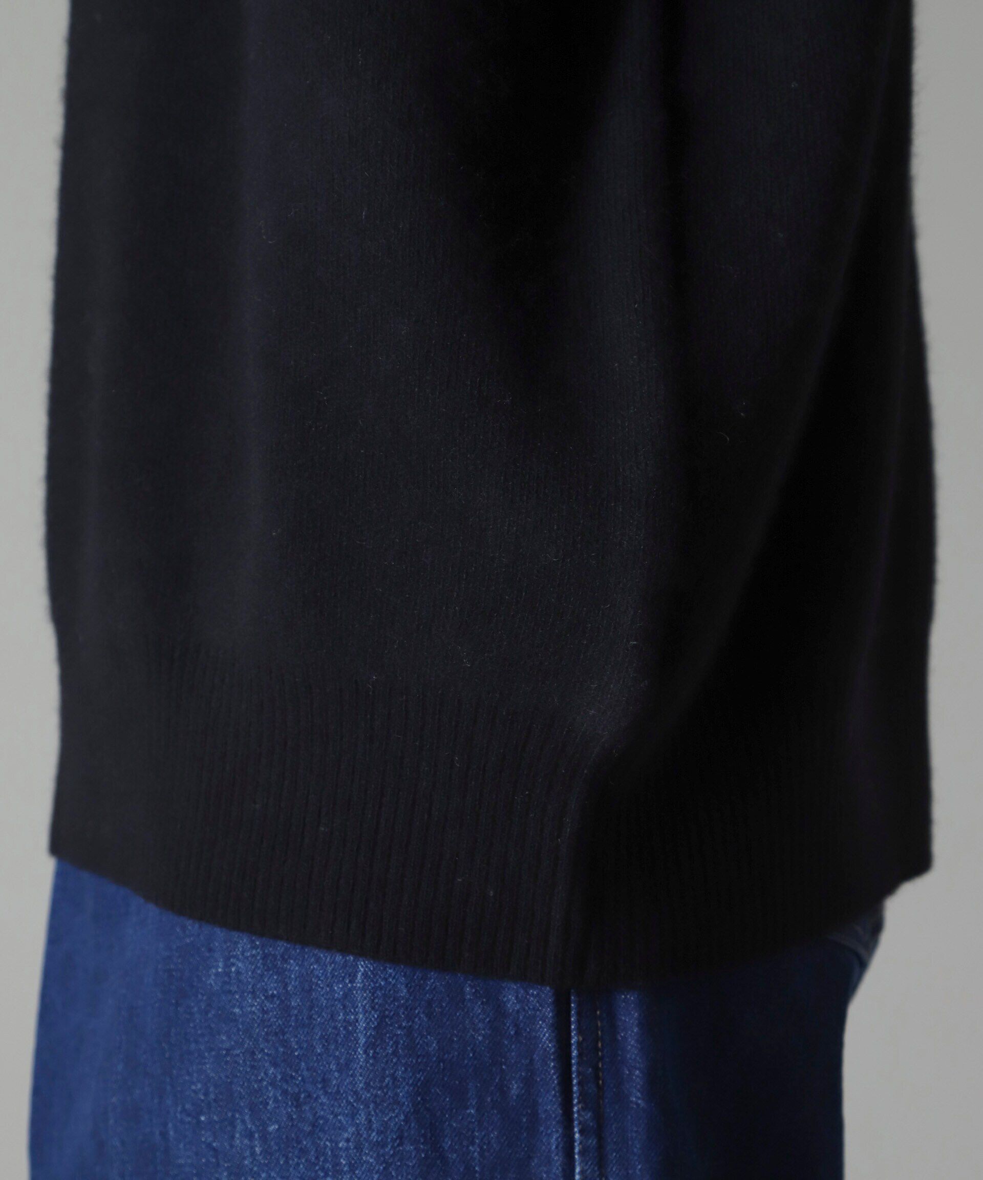 nano･universe「AQUA ウールカシミヤモックネックプルオーバー」|ニット・セーター|