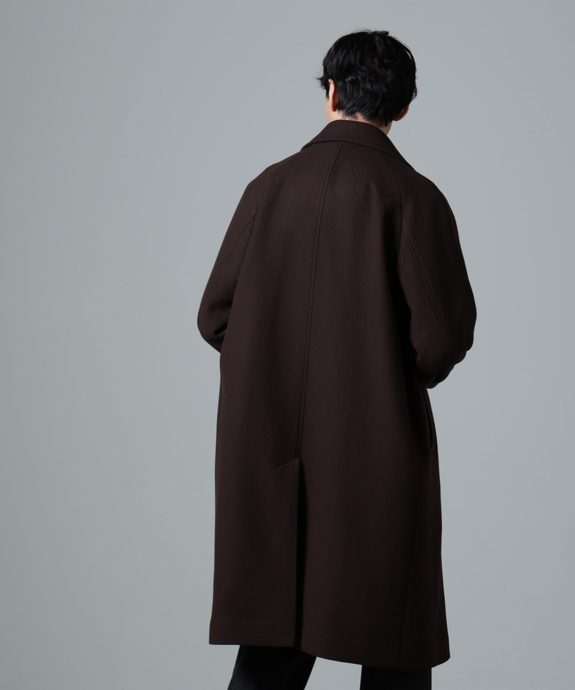 nano･universe「ウールカシミヤ二重織りメルトンダブルブレスコート」|その他|