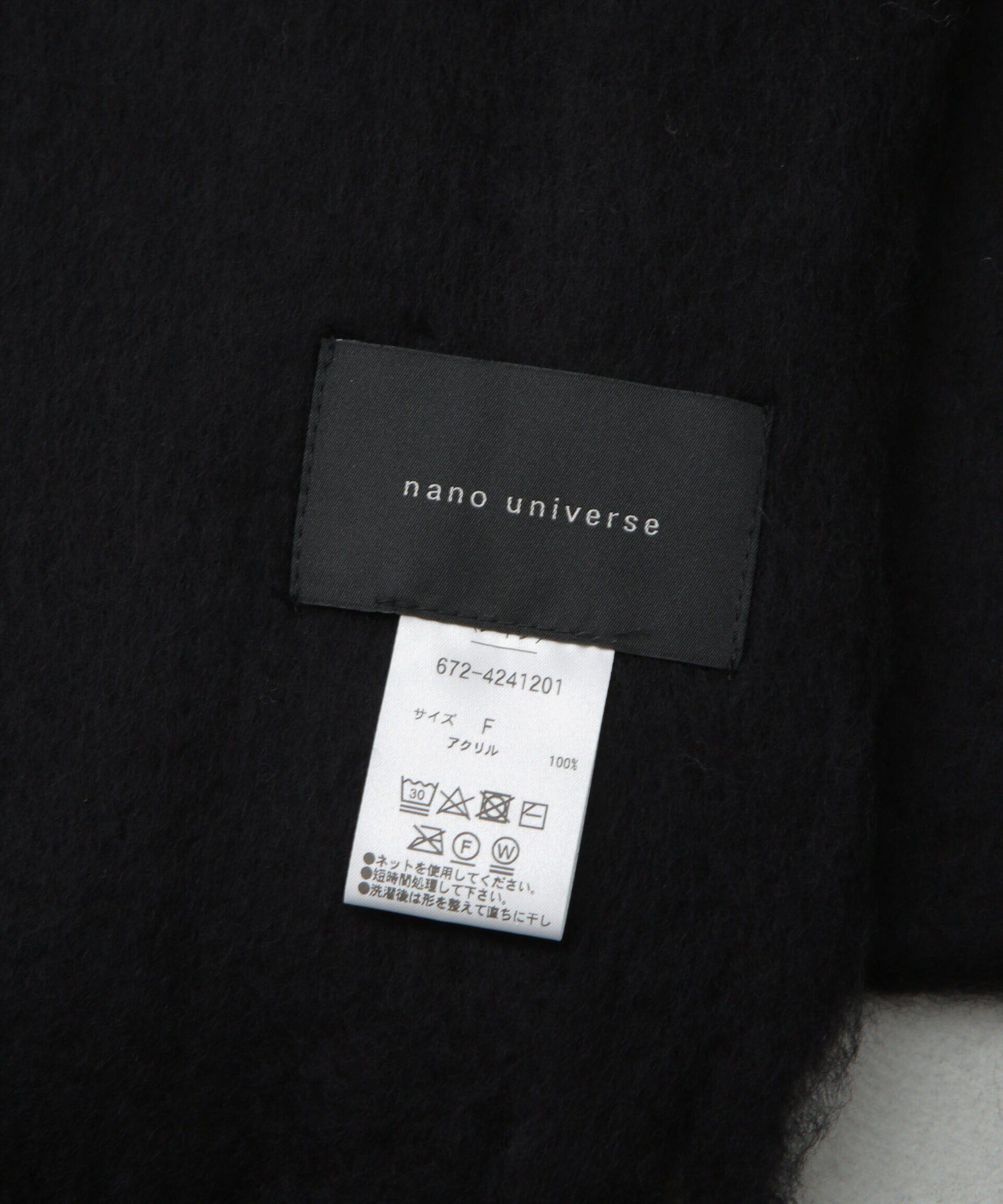 NANO universe「ボリュームフリンジマフラー」|マフラー|