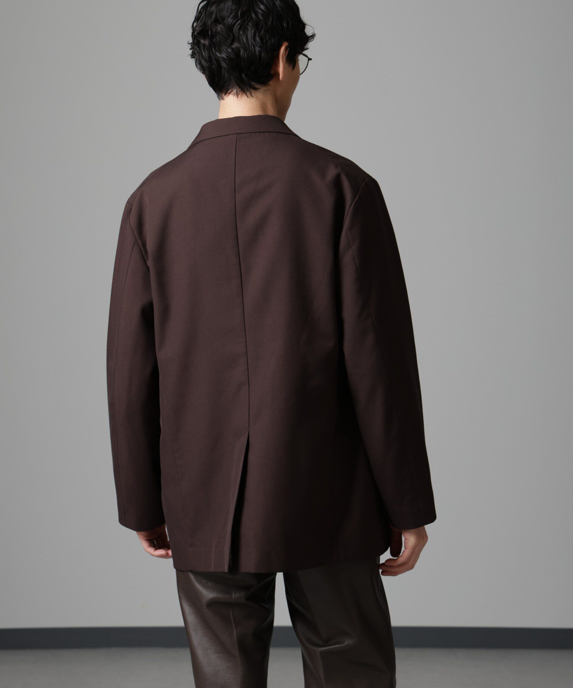 nano･universe「ヴィンテージライク ピークドラペルダブルジャケット」|テーラードジャケット|