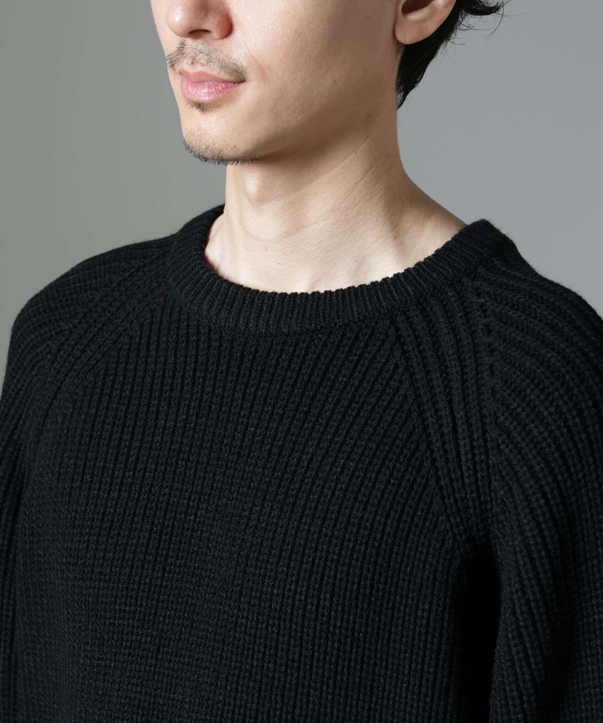 nano･universe「ヴィンテージライクラグランニット」|ニット・セーター|