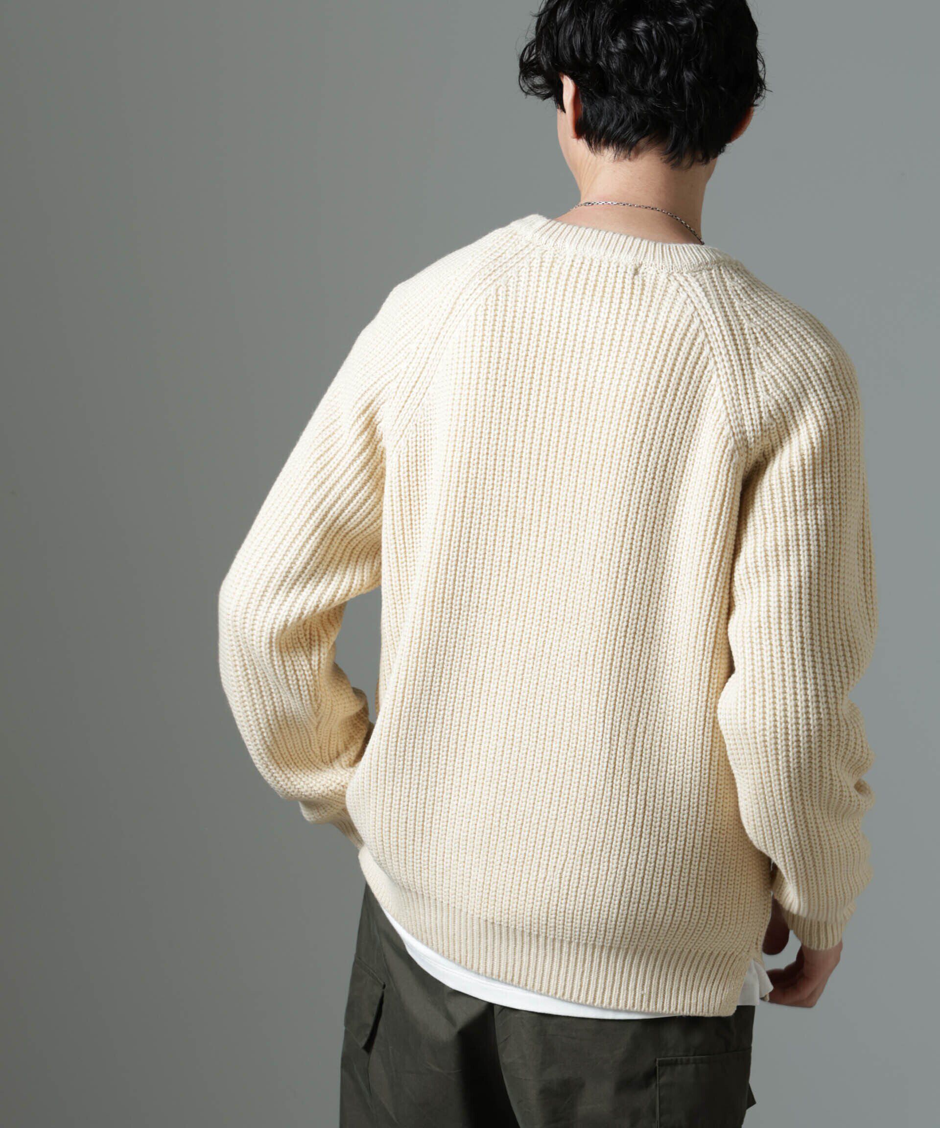 nano･universe「ヴィンテージライクラグランニット」|ニット・セーター|