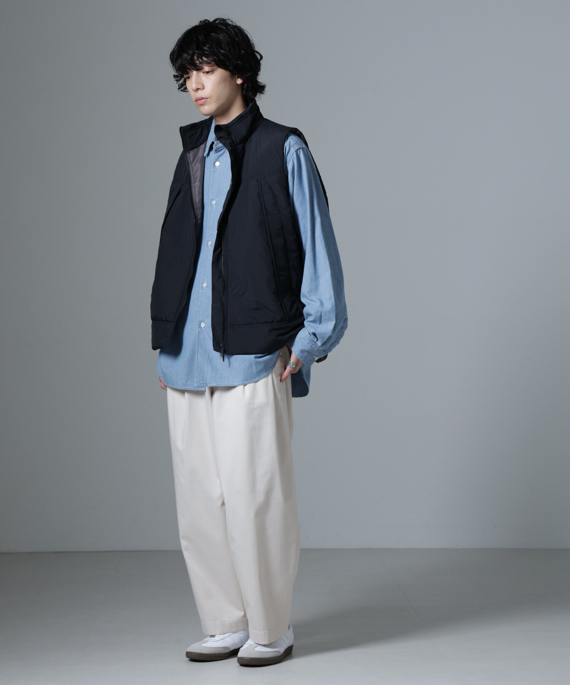 nano･universe「ライトパデッドベスト」|ダウンベスト・ベスト|