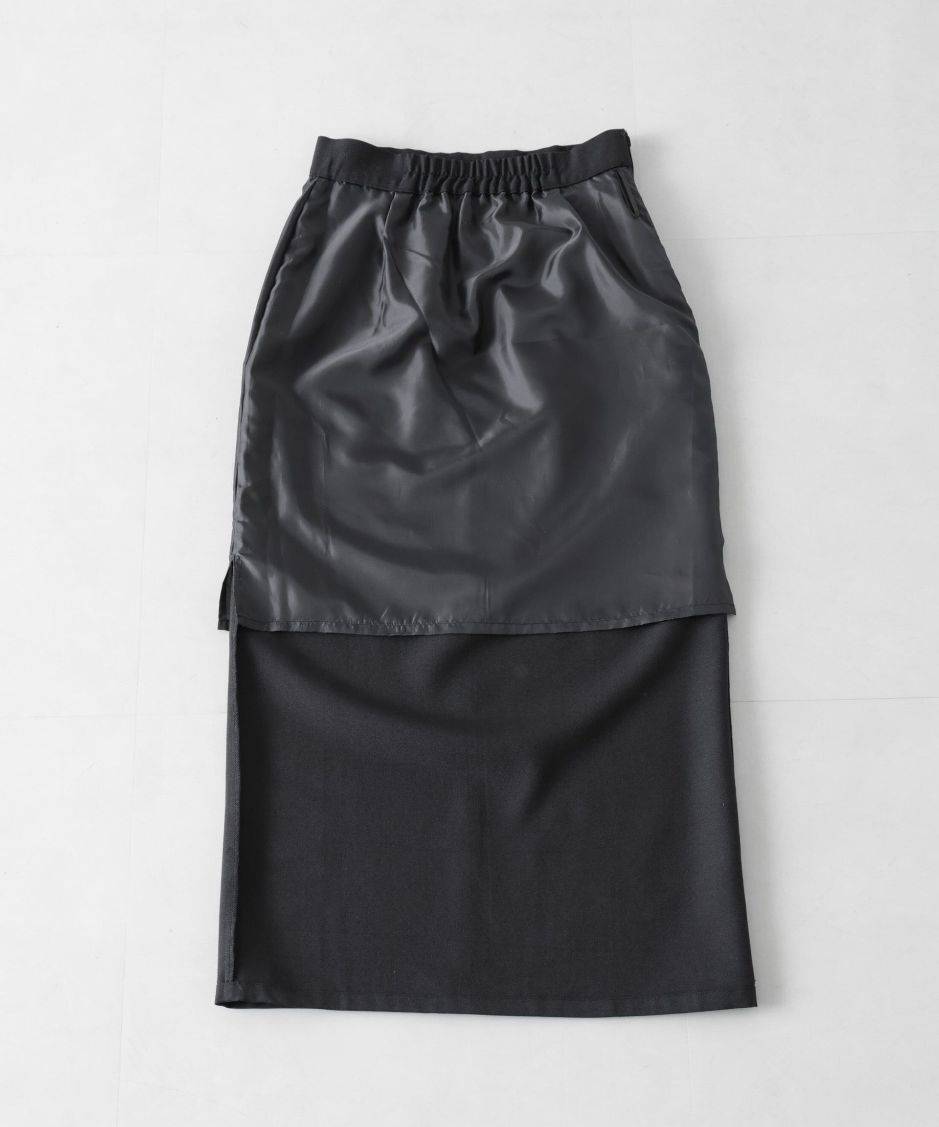 nano･universe「フロントスリットタイトナロースカート」|スカート|