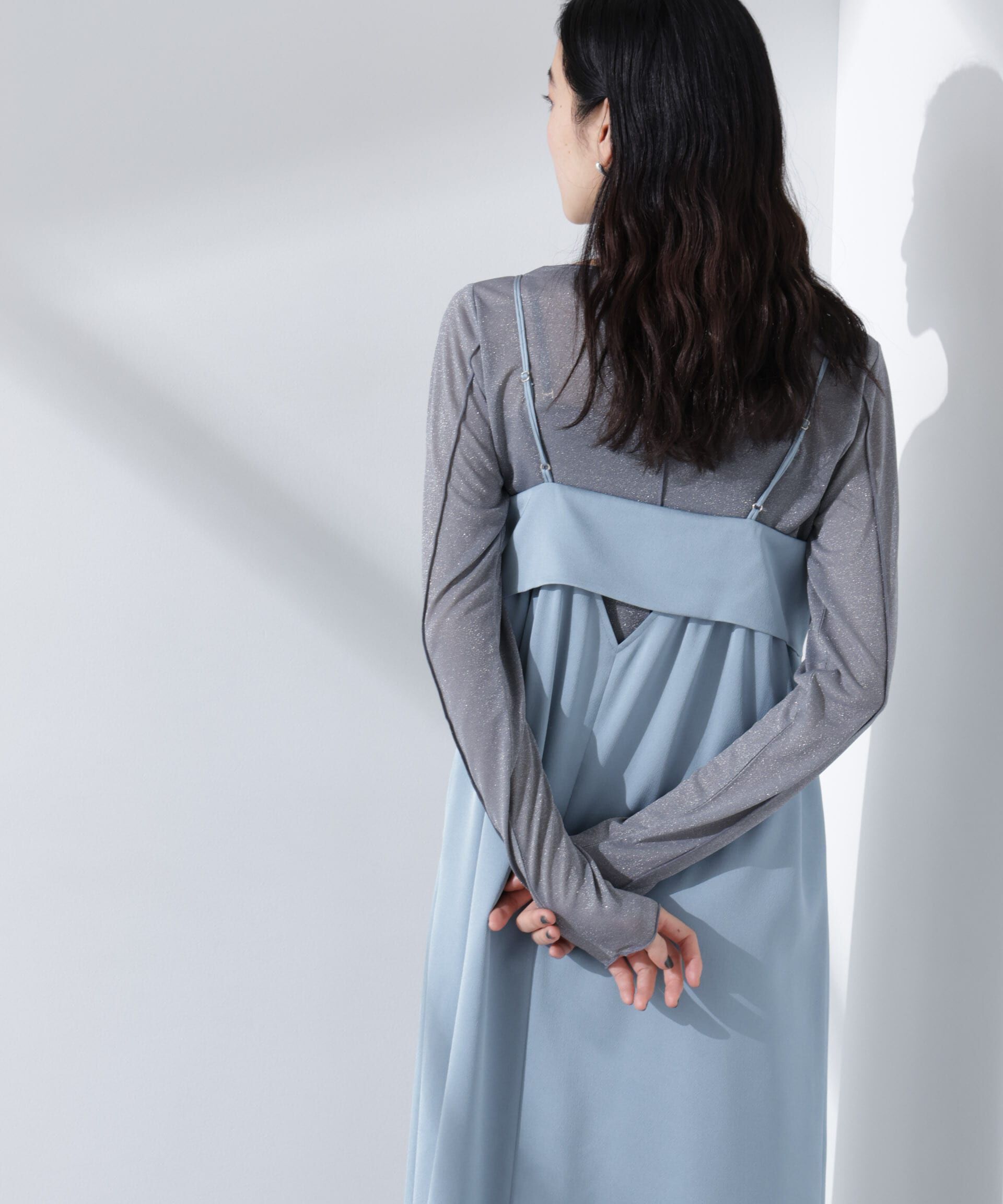 nano･universe「ラメシアーカットトップス」|Tシャツ・カットソー|