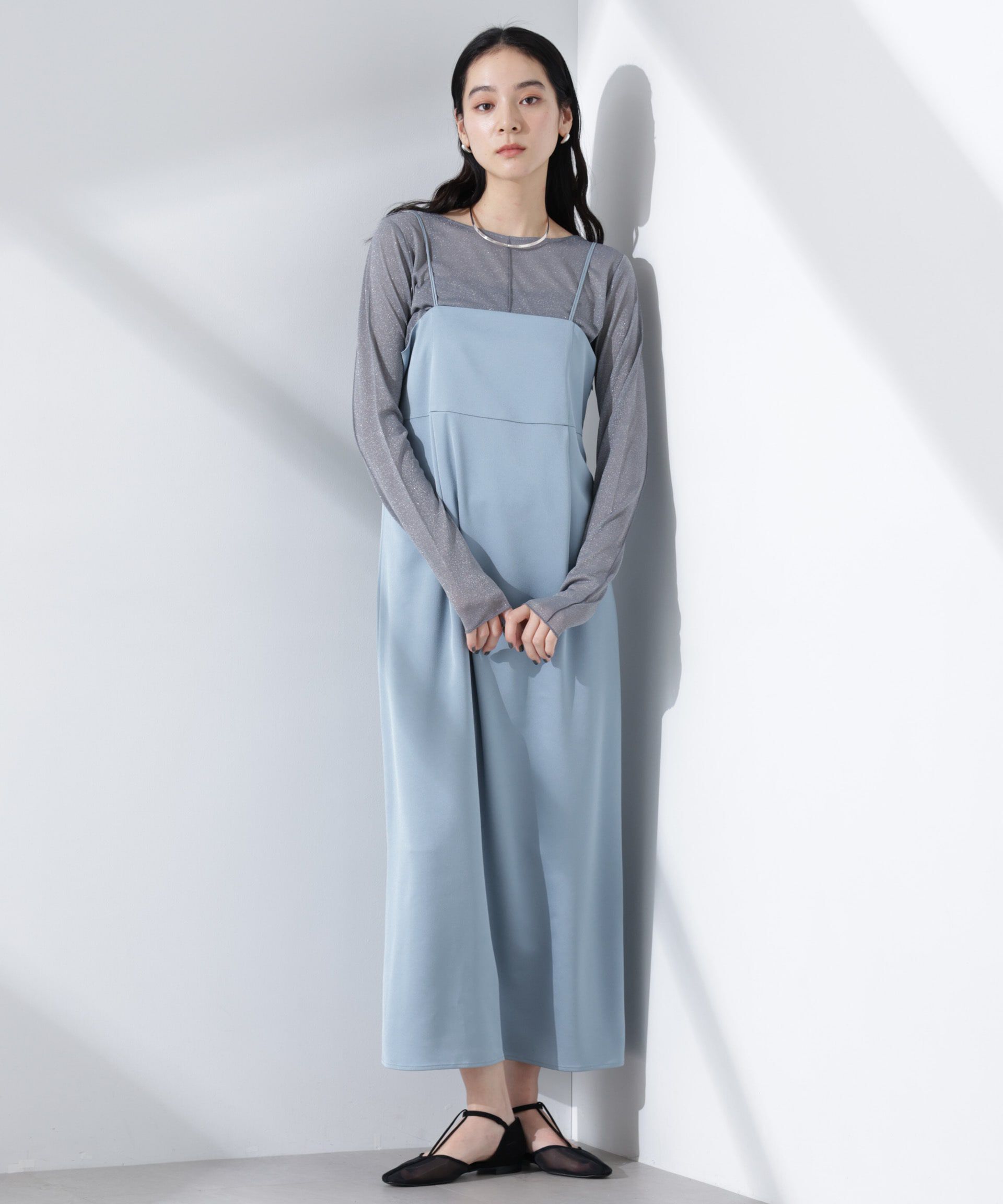 nano･universe「ラメシアーカットトップス」|Tシャツ・カットソー|