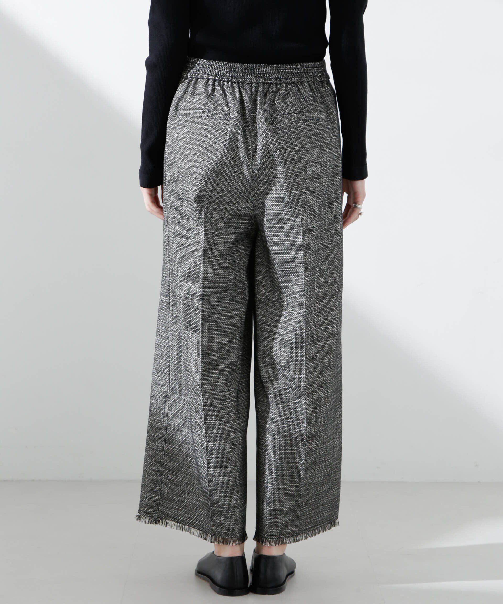 nano･universe「サイドラインフリンジパンツ」|チノ|