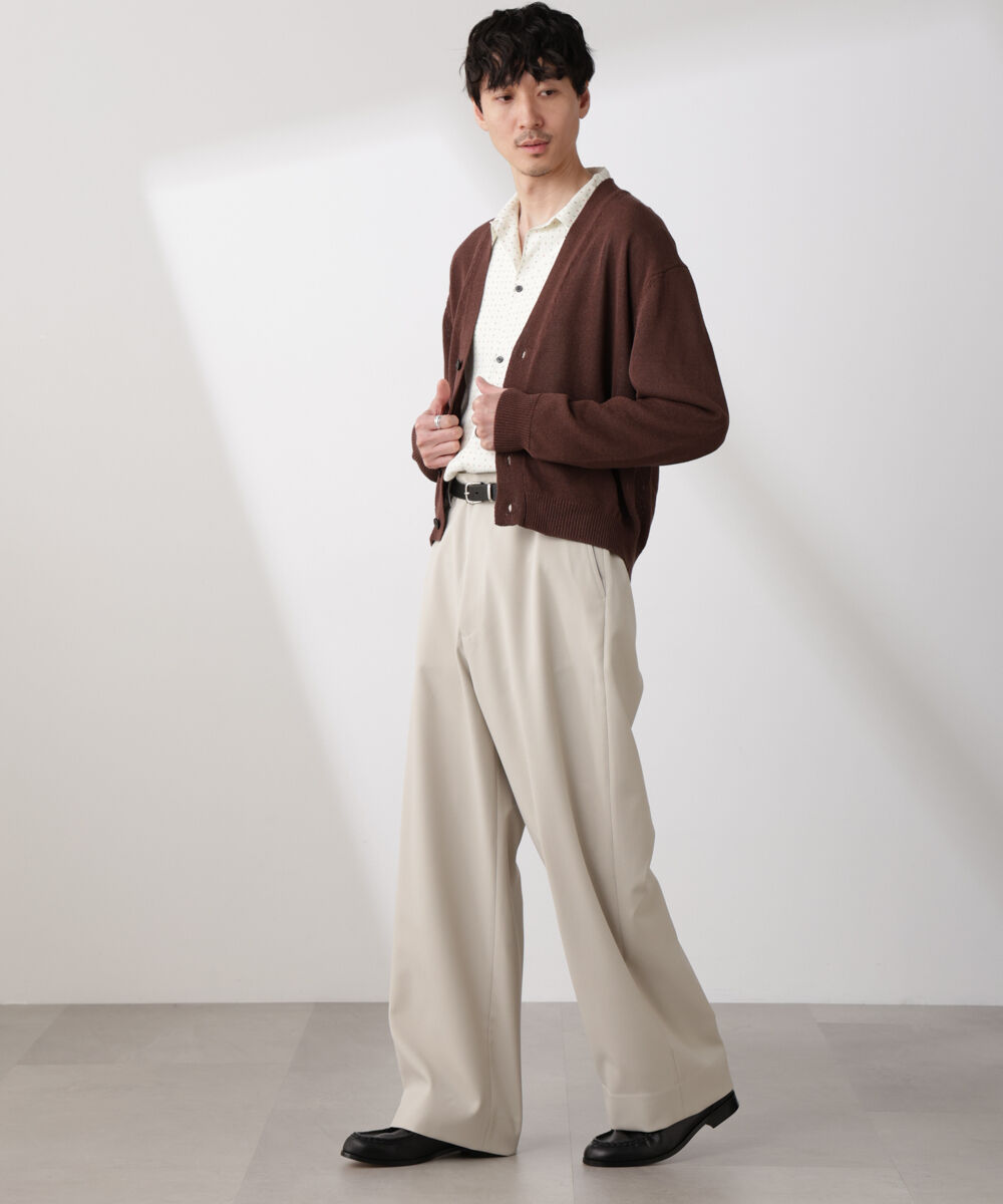 nano･universe「｢SOIGNE｣ECOPET(R)&times;AEROツイルストレッチチノスラックス」|チノ|