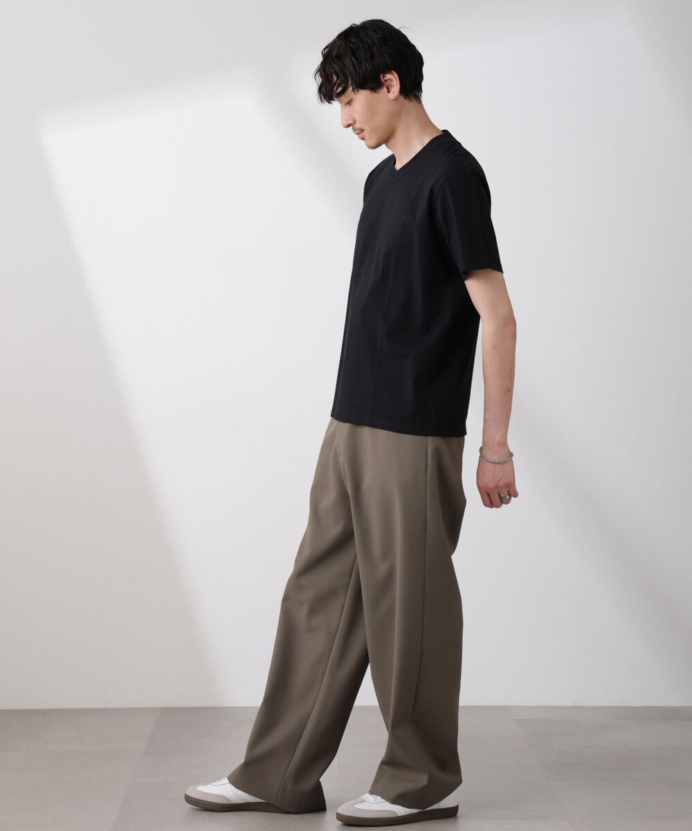 nano･universe「｢SOIGNE｣ECOPET(R)&times;AEROツイルストレッチチノスラックス」|チノ|