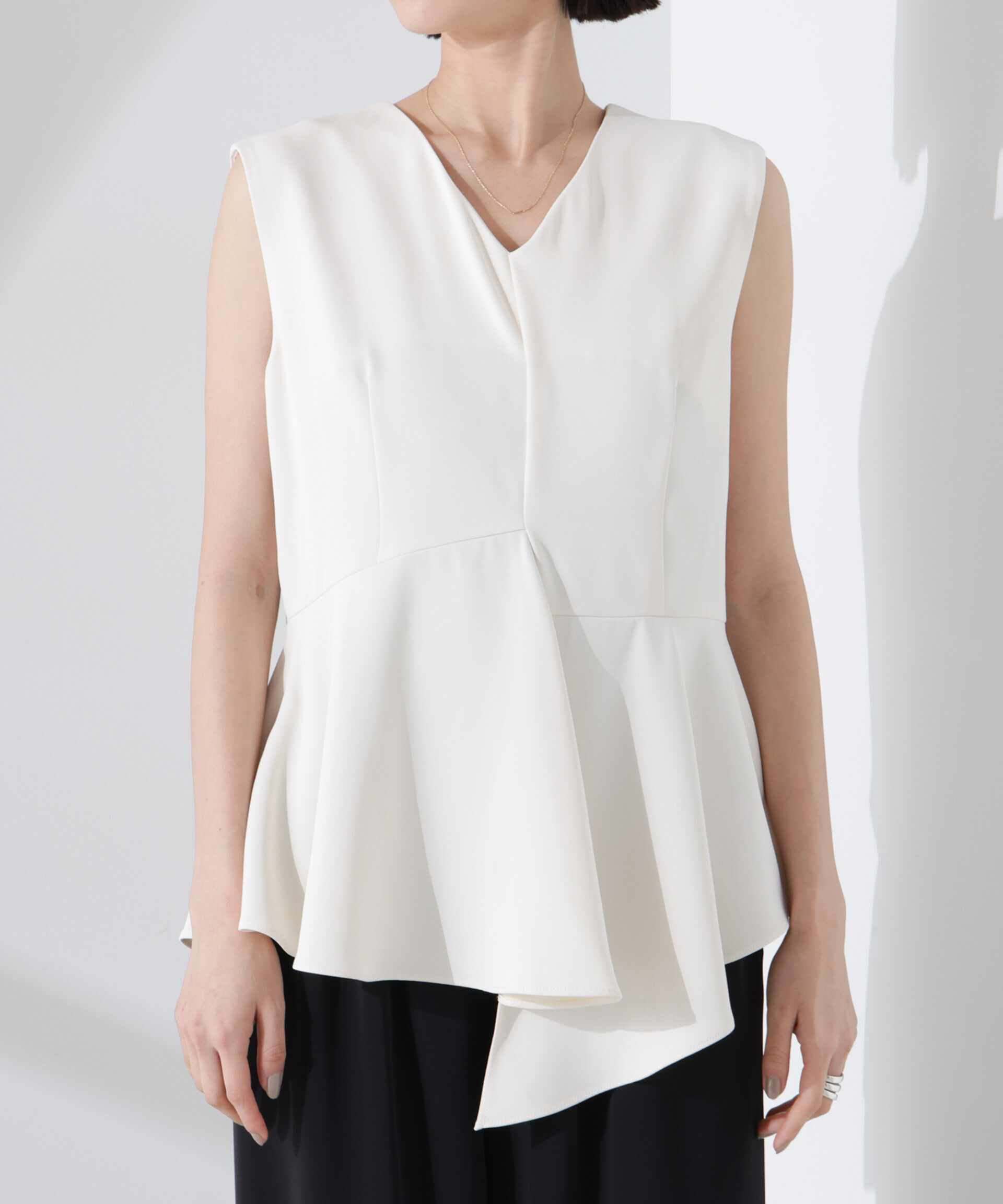 nano･universe「troisieme chaco/ダブルクロス 2WAYセットアップパンツ」|スーツ|