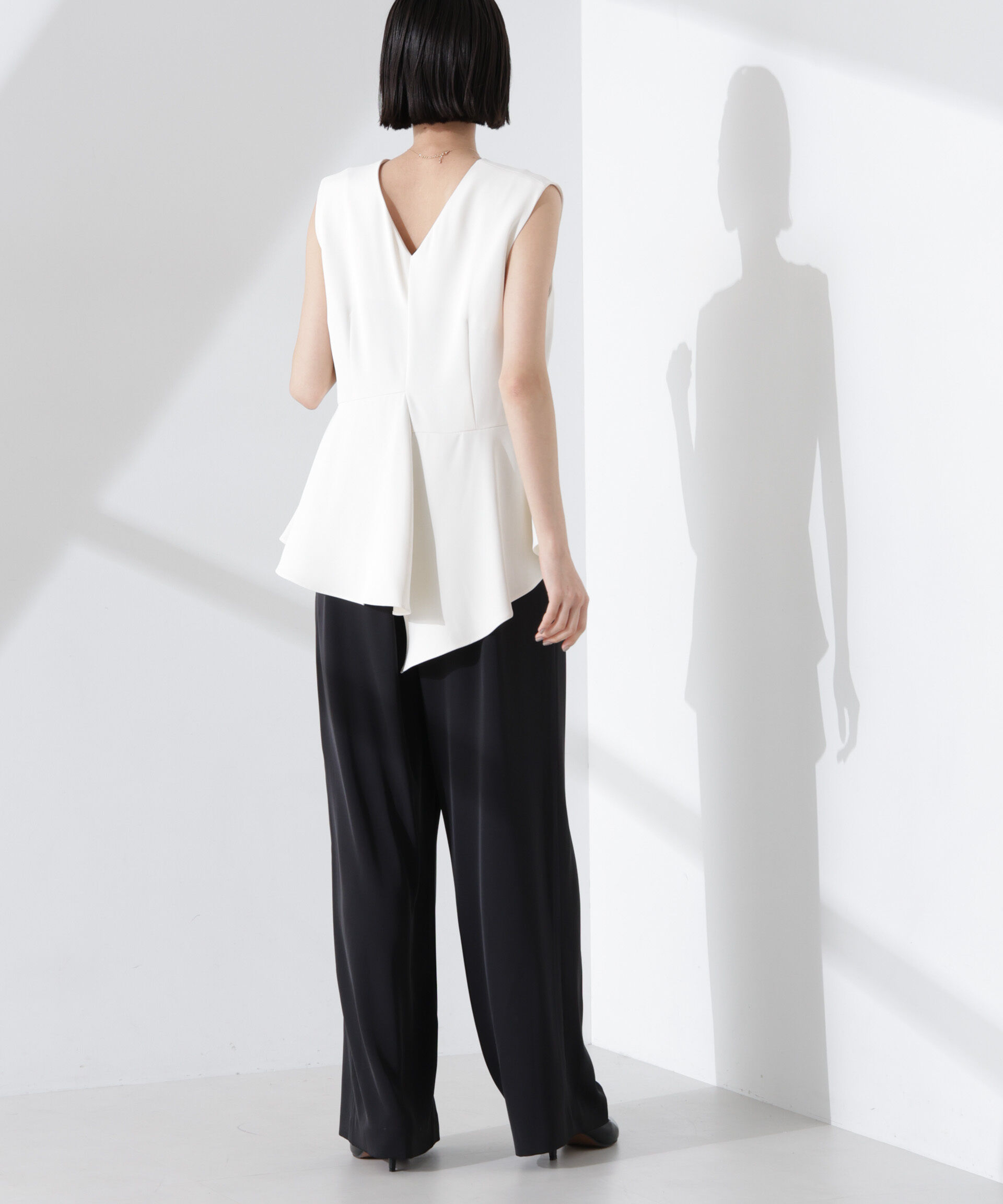 nano･universe「troisieme chaco/ダブルクロス 2WAYセットアップパンツ」|スーツ|