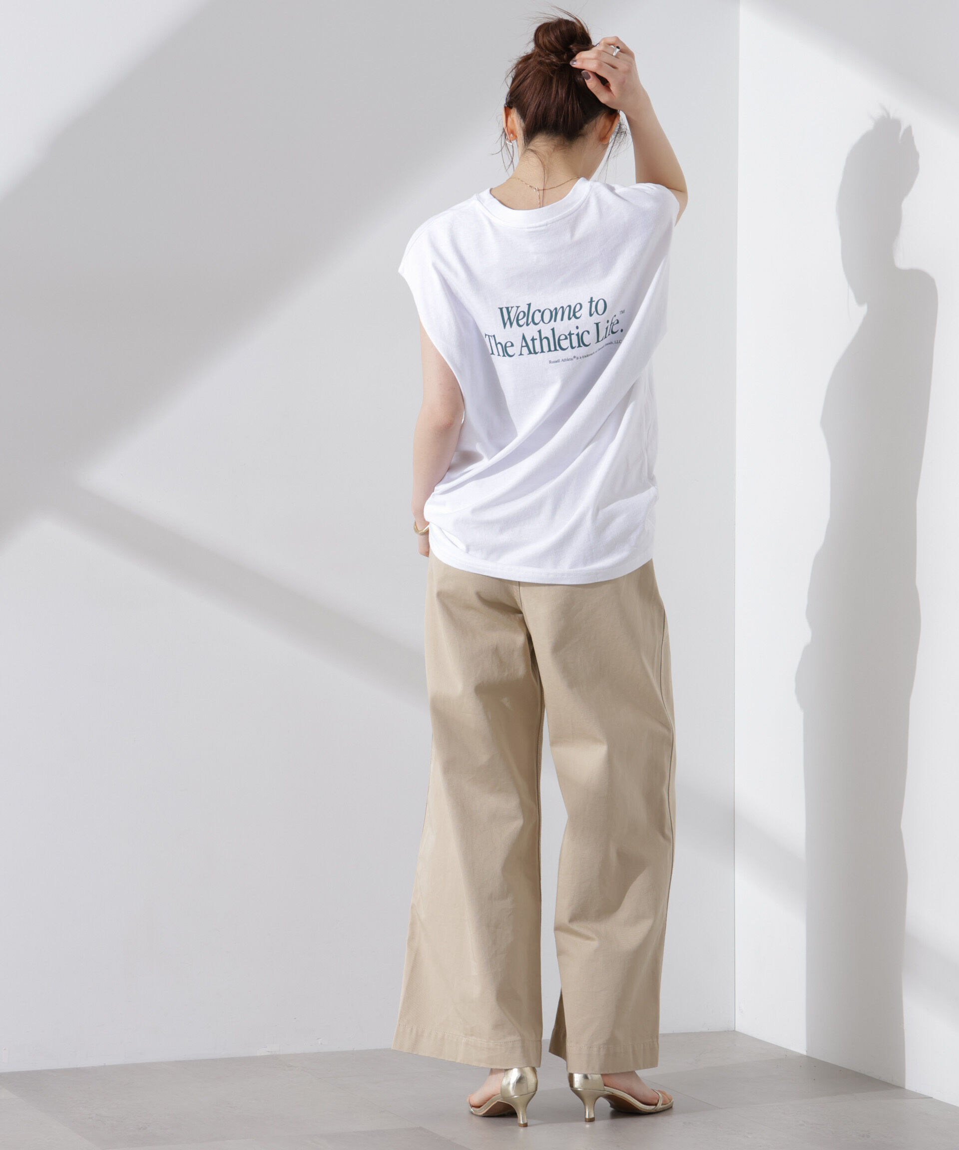 nano･universe「RUSSELL ATHLETIC/別注 Jersey Sleeveless Graphic T」|Tシャツ・カットソー|