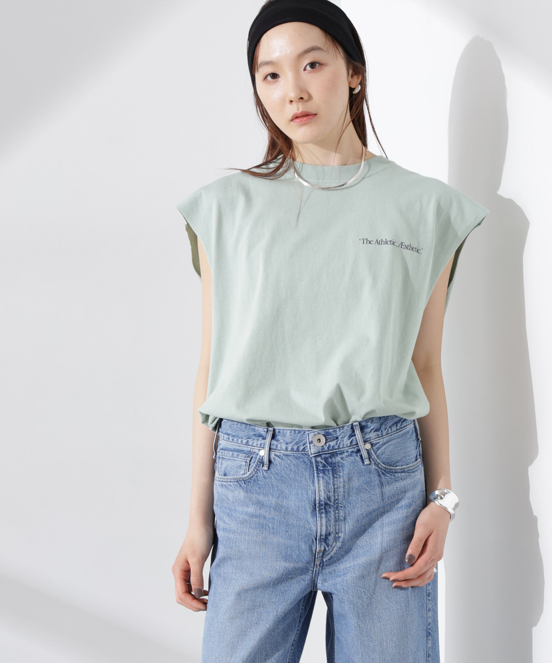 nano･universe「RUSSELL ATHLETIC/別注 Jersey Sleeveless Graphic T」|Tシャツ・カットソー|