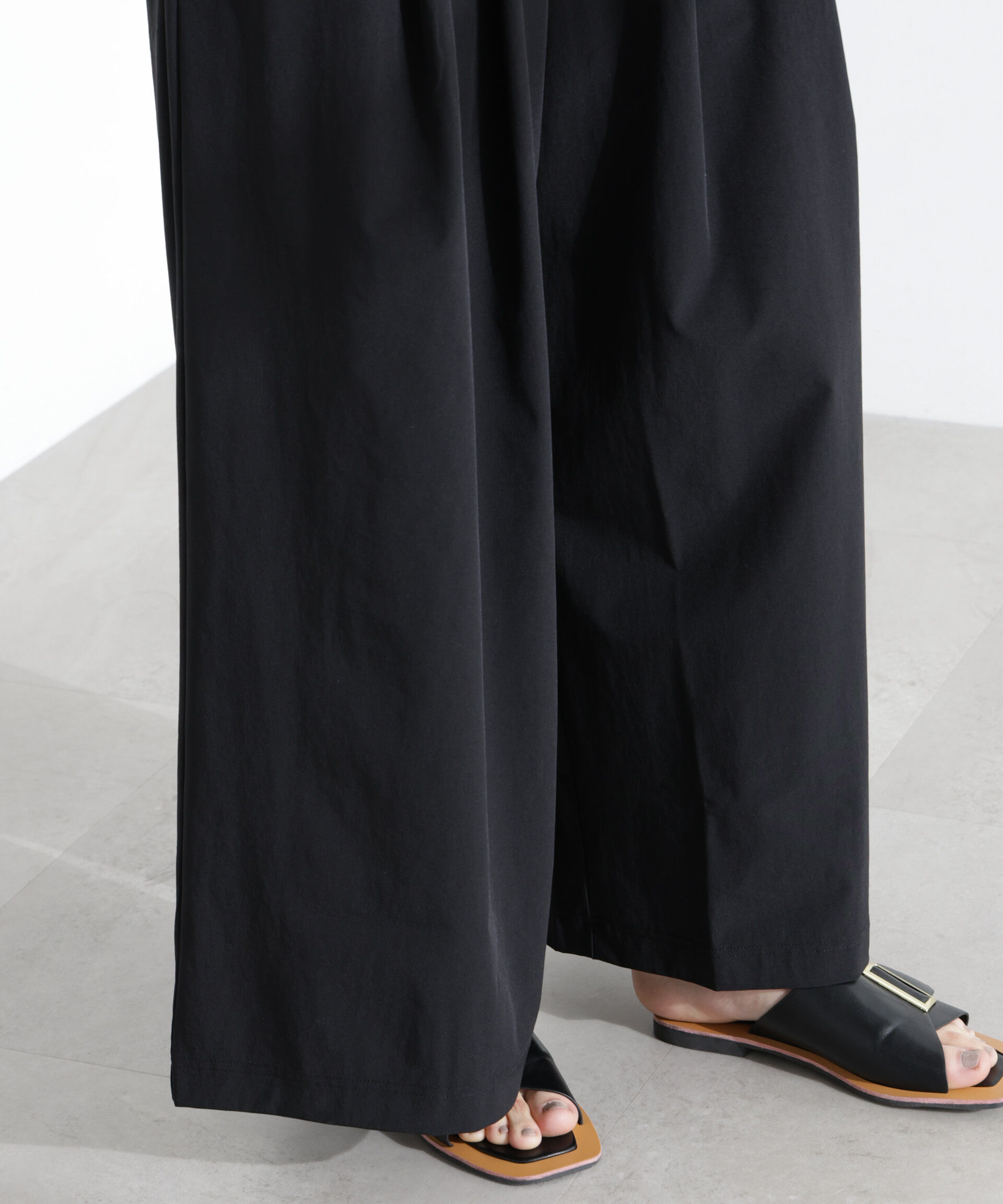 nano･universe「THOUSAND MILE/フレンチスリーブシャツ　ワイドパンツセット」|スーツ|