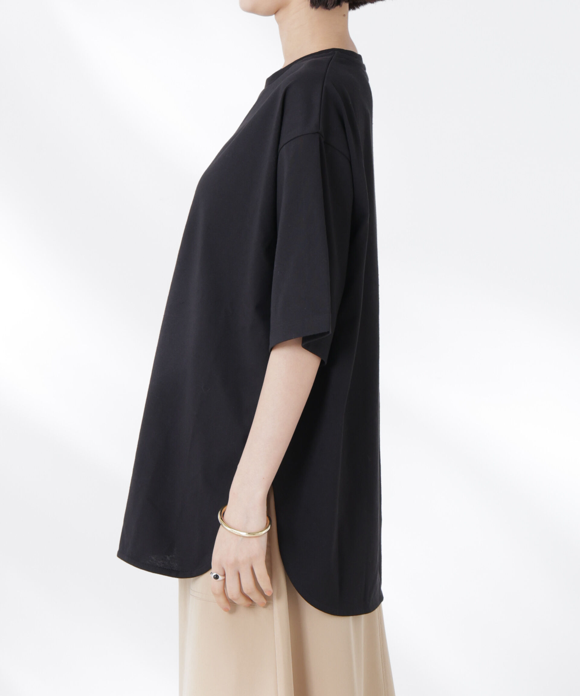 nano･universe「STORATECH 機能素材ラウンドヘムTシャツ」|Tシャツ・カットソー|