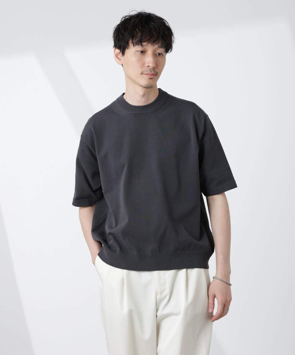  「コットン/ソロナ プレーティングクルーネック 半袖TEE」|Tシャツ・カットソー|