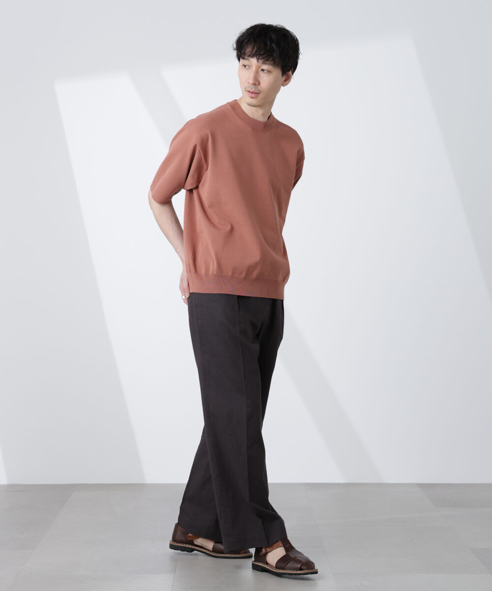  「コットン/ソロナ プレーティングクルーネック 半袖TEE」|Tシャツ・カットソー|