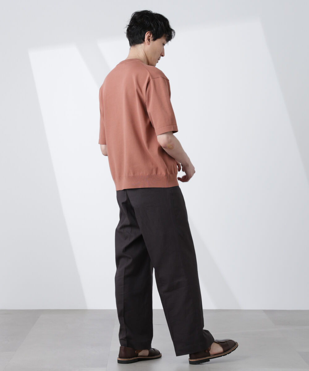  「コットン/ソロナ プレーティングクルーネック 半袖TEE」|Tシャツ・カットソー|