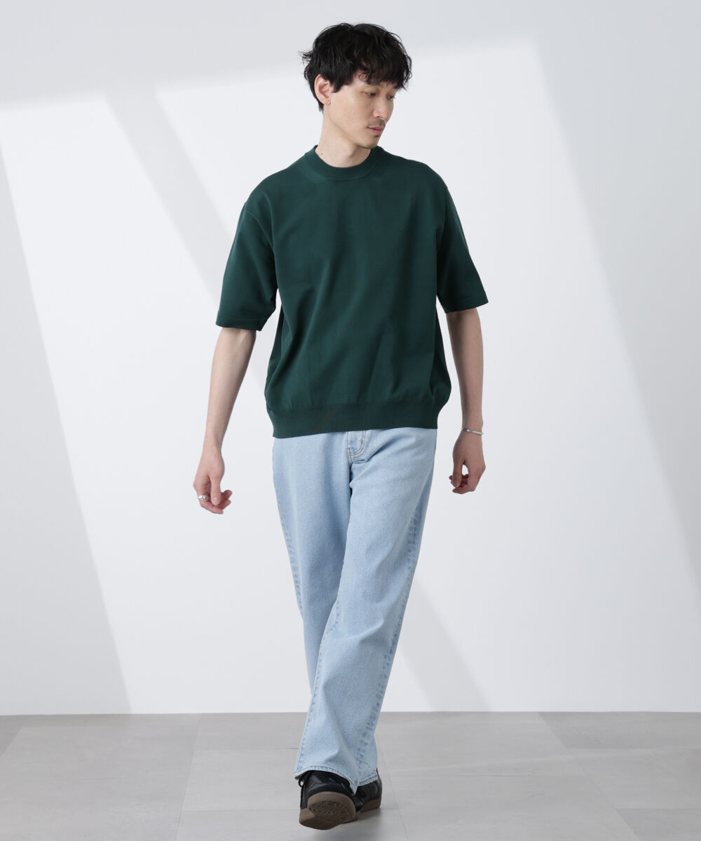  「コットン/ソロナ プレーティングクルーネック 半袖TEE」|Tシャツ・カットソー|