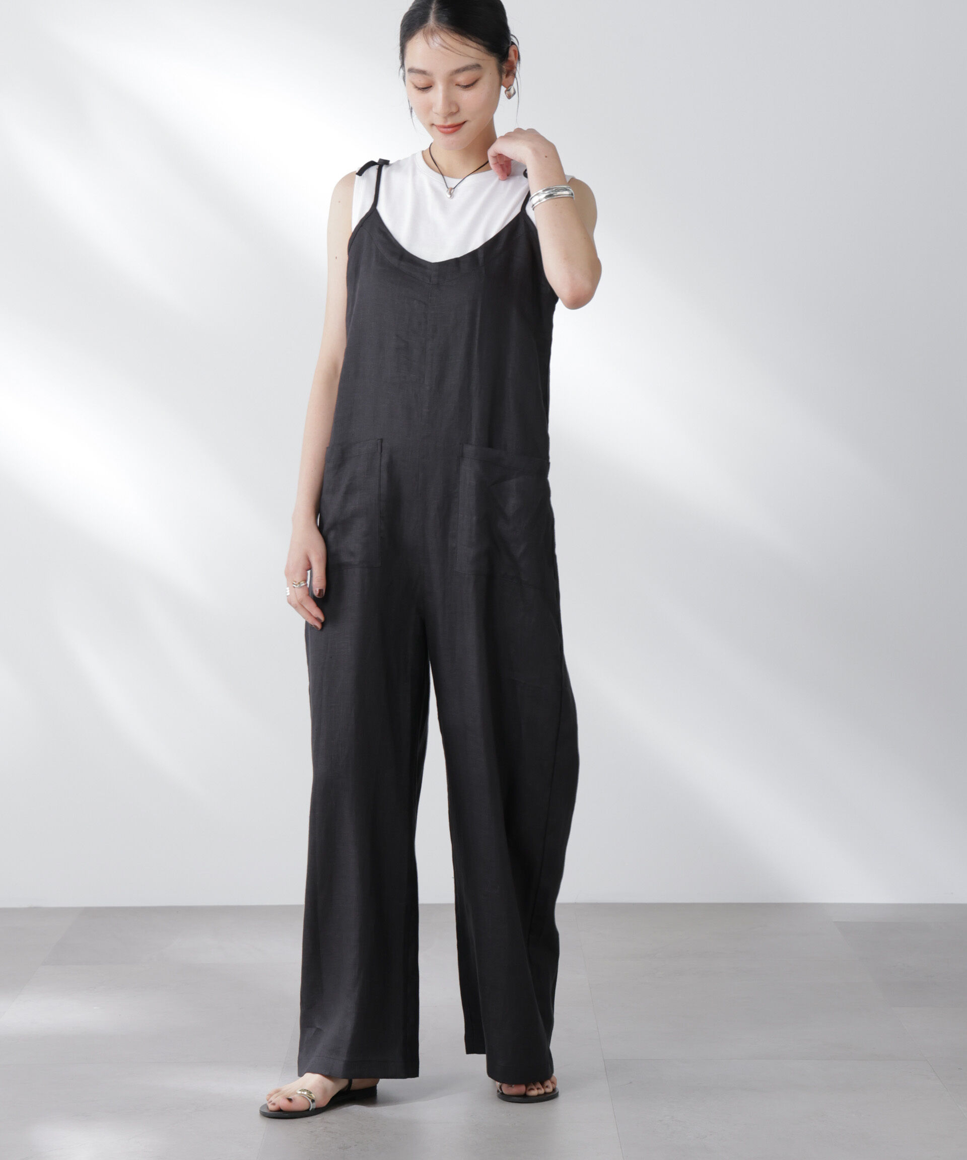 nano･universe「RITA ROW/BEAM JUMPSUIT」|ワンピース|