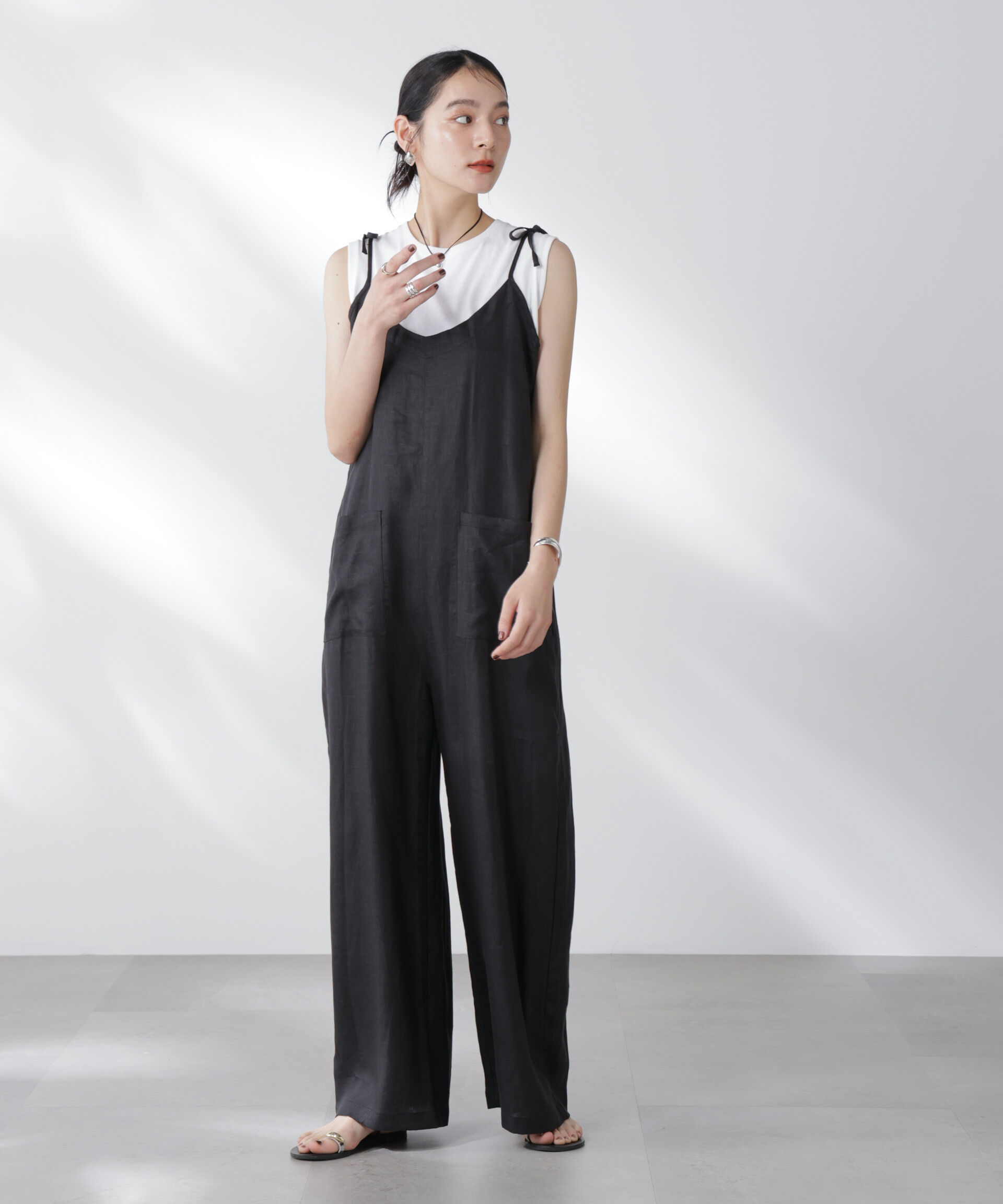 nano･universe「RITA ROW/BEAM JUMPSUIT」|ワンピース|