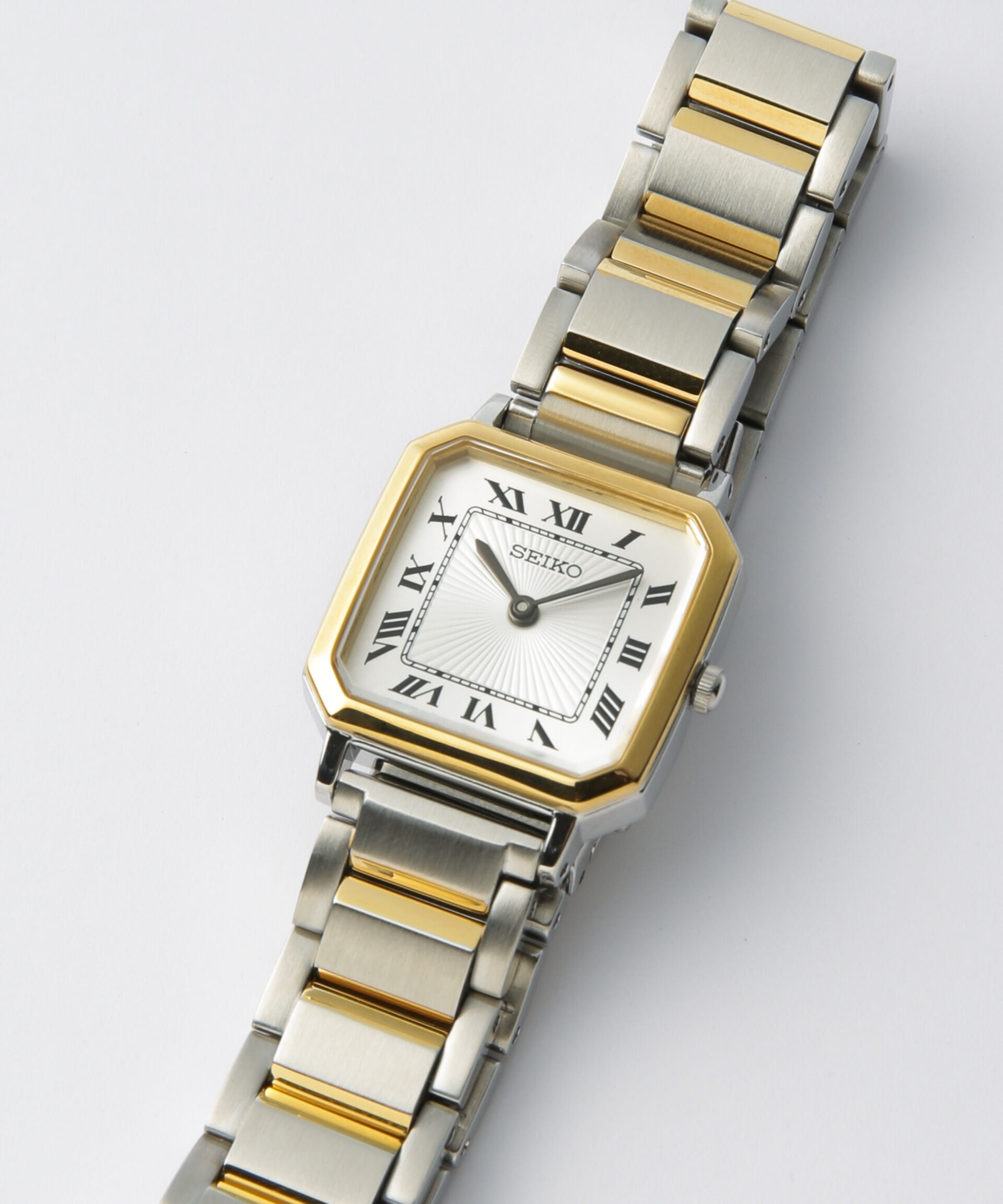 nano･universe「SEIKO/セイコーコラボレーション メタル ゴールドシルバー」|腕時計|