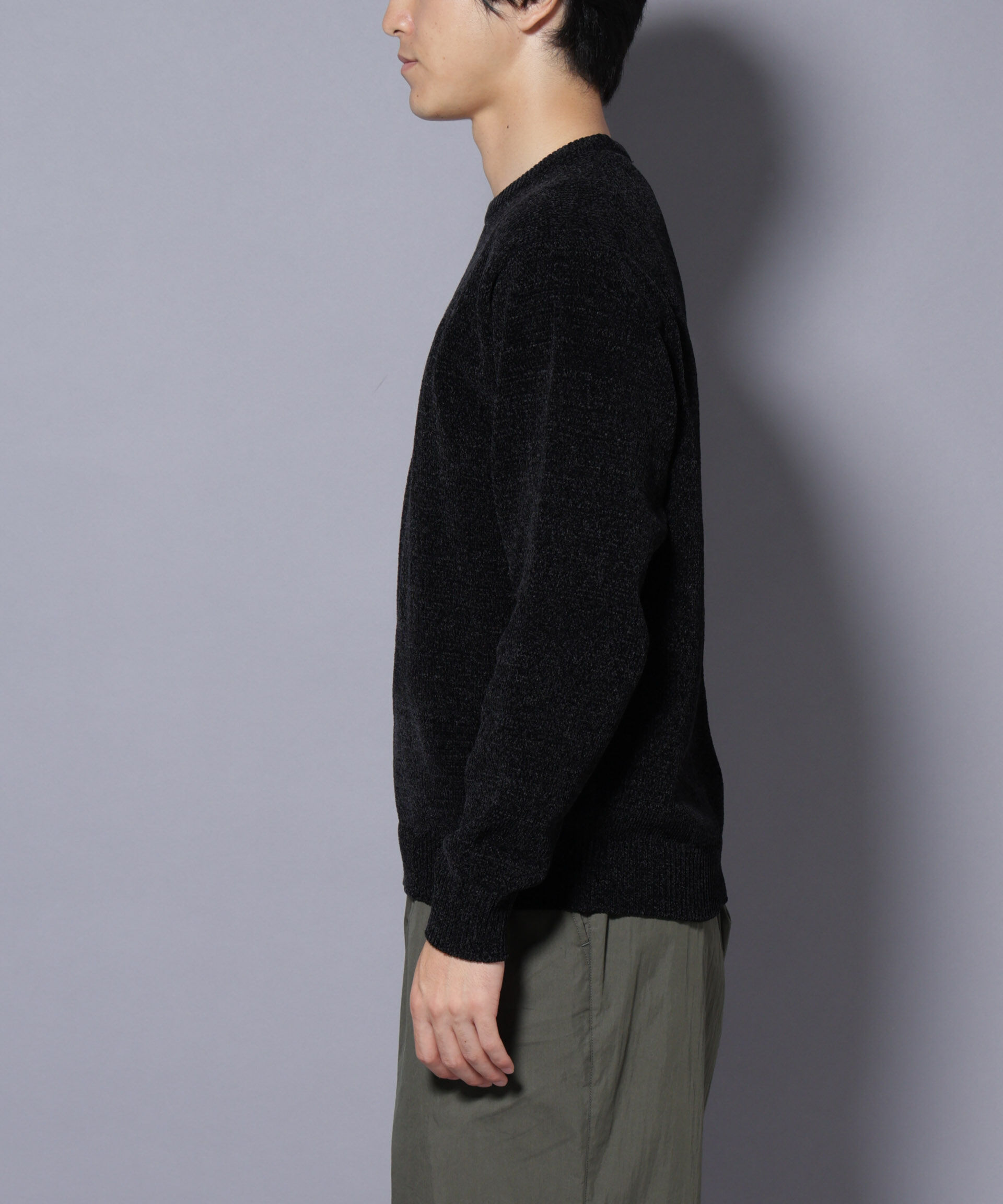 nano･universe「ナノベアモールニットクルーネック 1」|ニット・セーター|