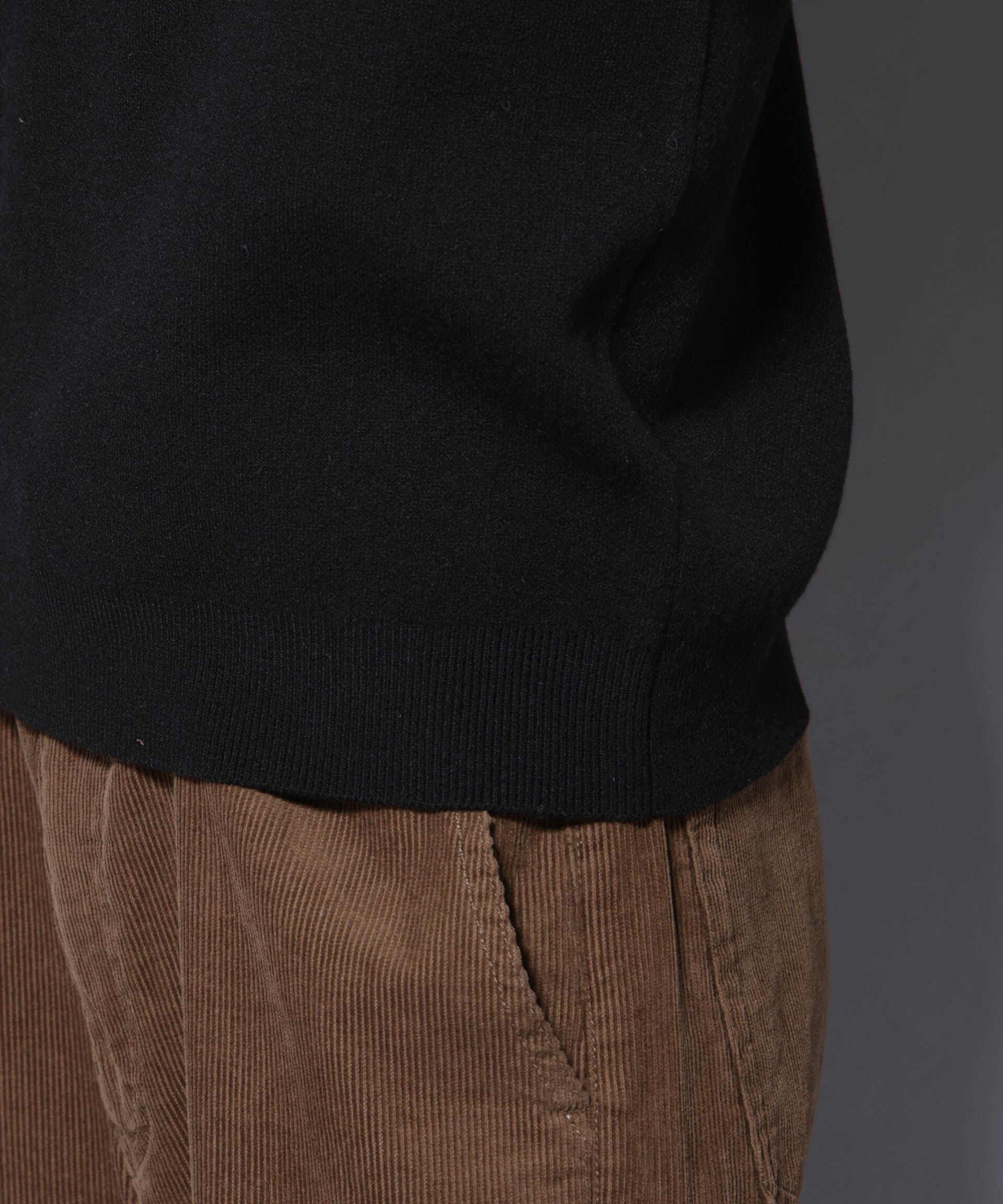 nano･universe「シルク混クルーネックニット」|ニット・セーター|