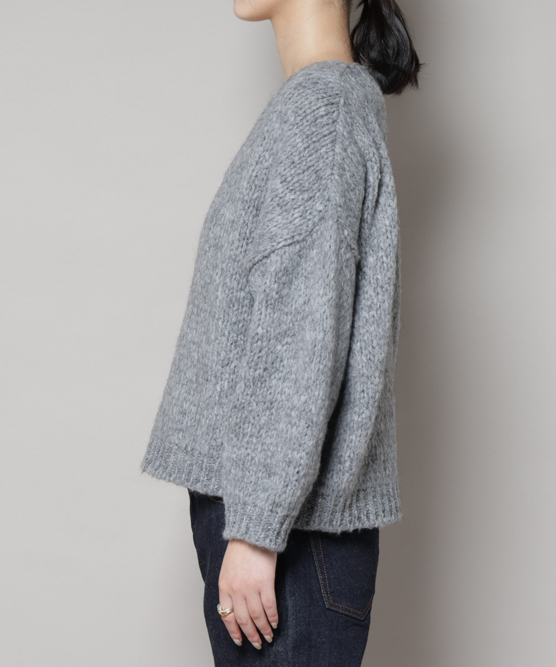 nano･universe「TRICOTS JEAN MARC/Vネックプルオーバー」|ニット・セーター|