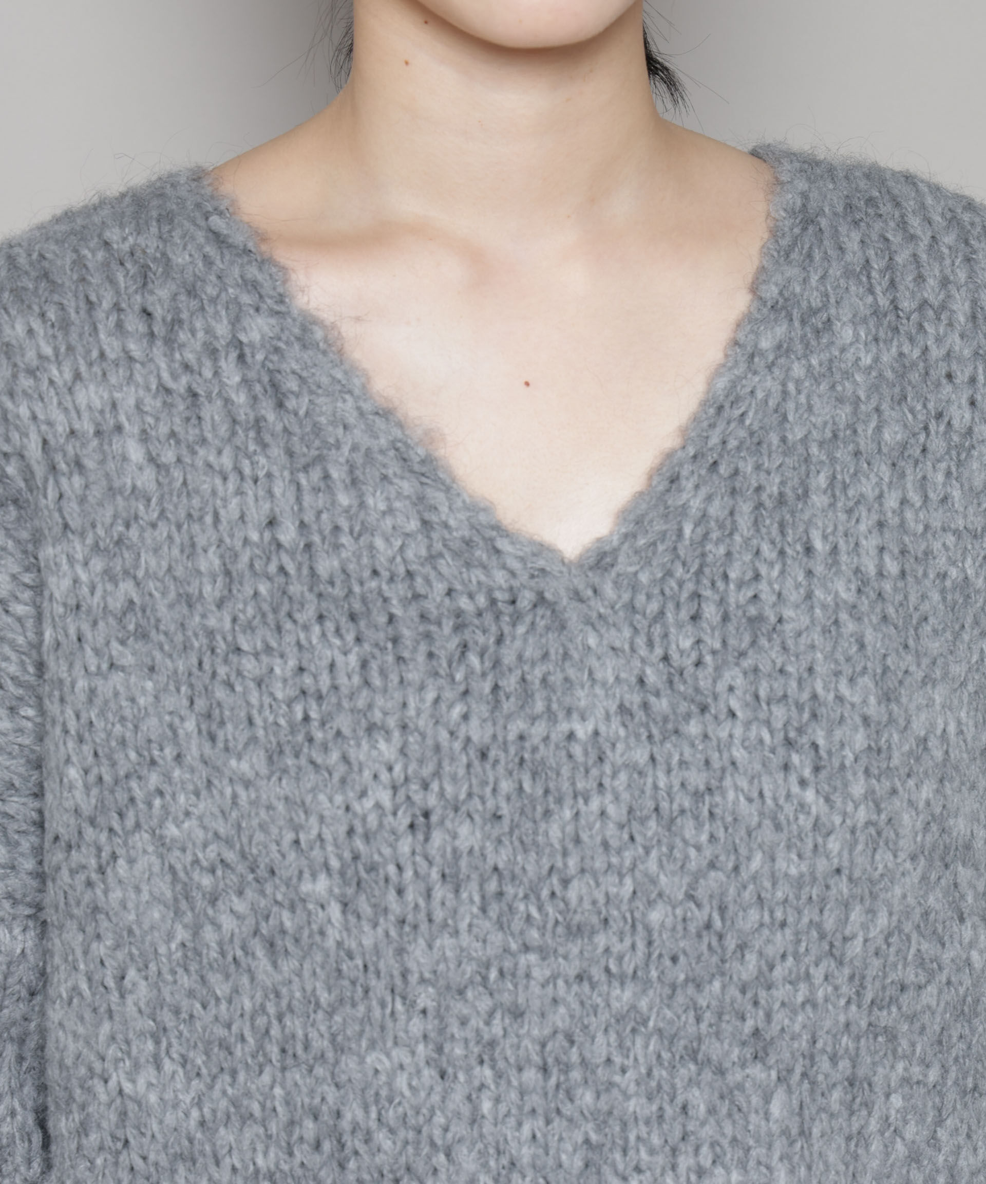 nano･universe「TRICOTS JEAN MARC/Vネックプルオーバー」|ニット・セーター|