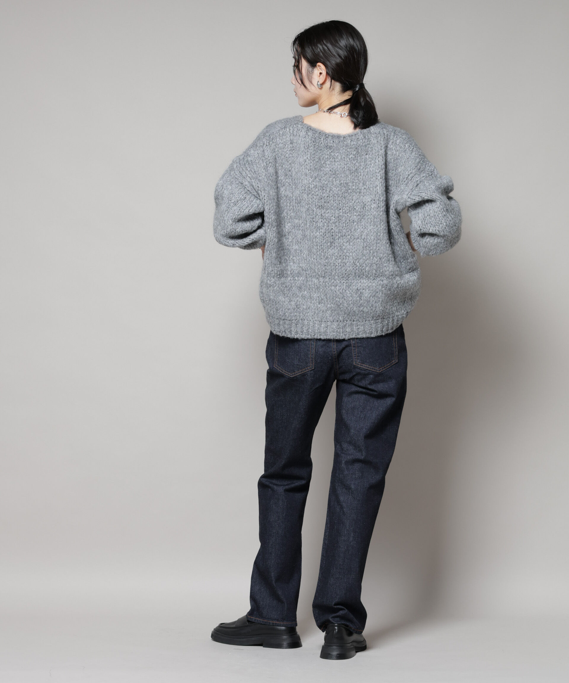 nano･universe「TRICOTS JEAN MARC/Vネックプルオーバー」|ニット・セーター|