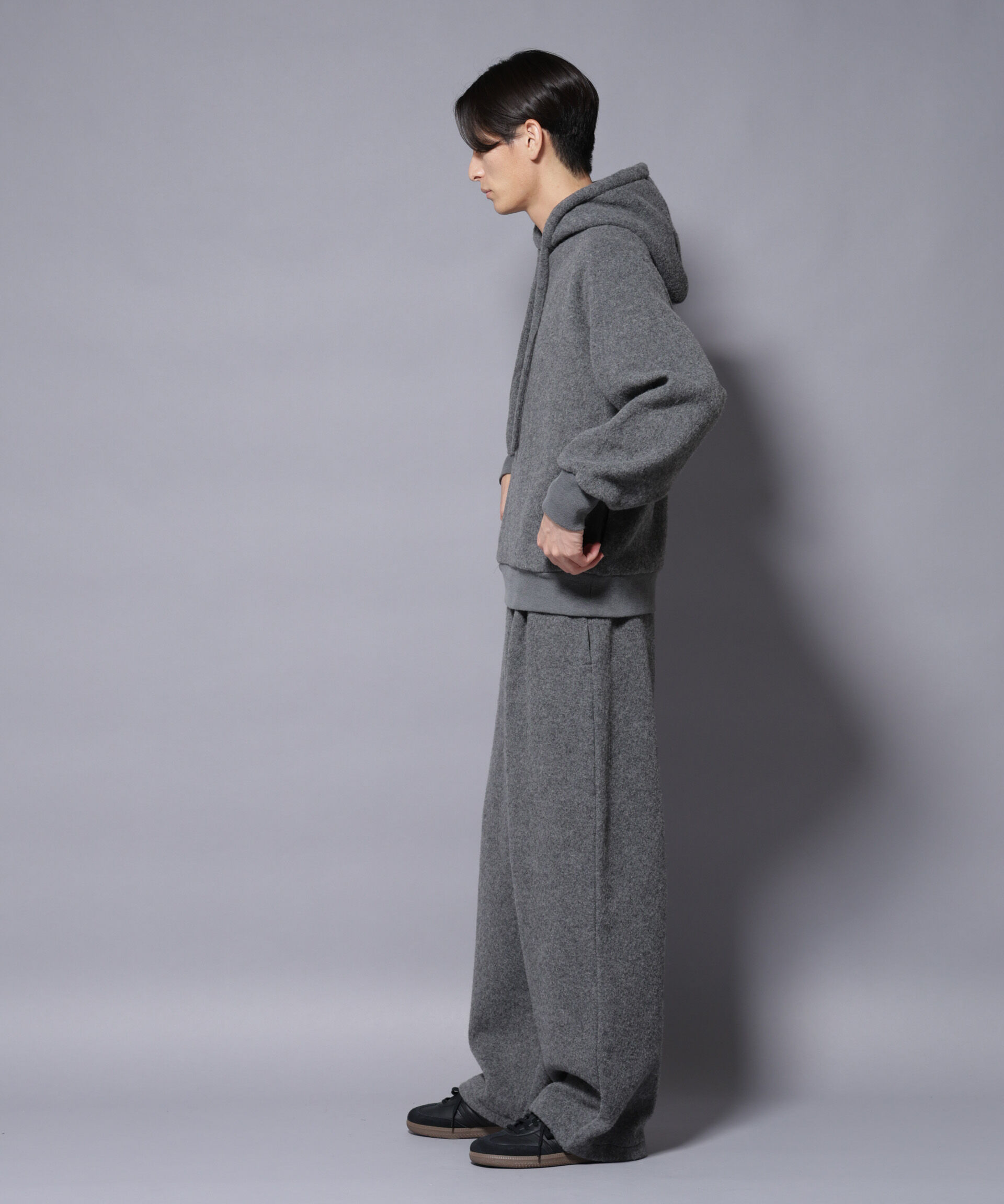 nano･universe「MIYATA&times;NANO JAPANMADE　ウールコットンイージーパンツ」|チノ|