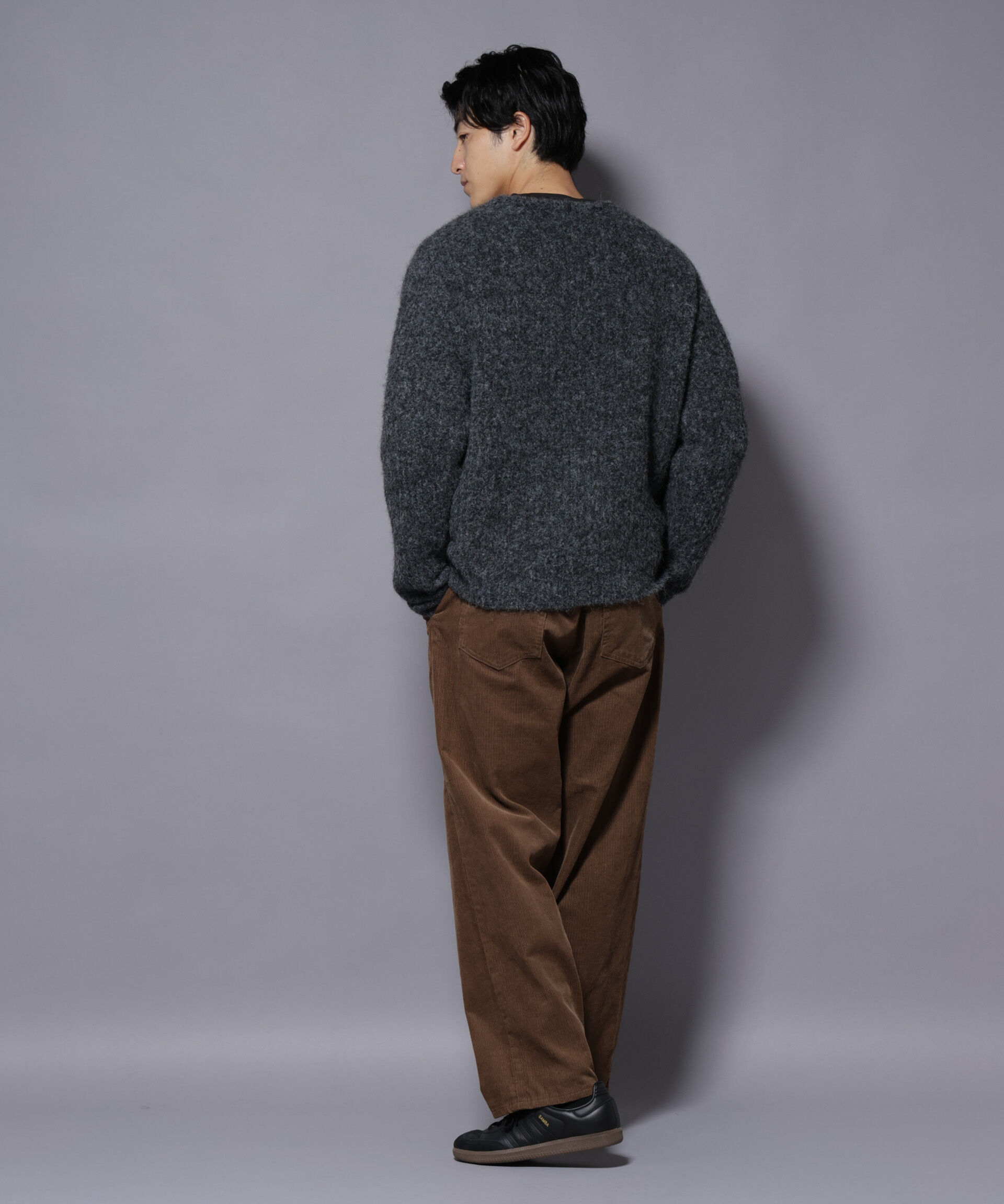 nano･universe「ウールミックスローゲージニット」|ニット・セーター|